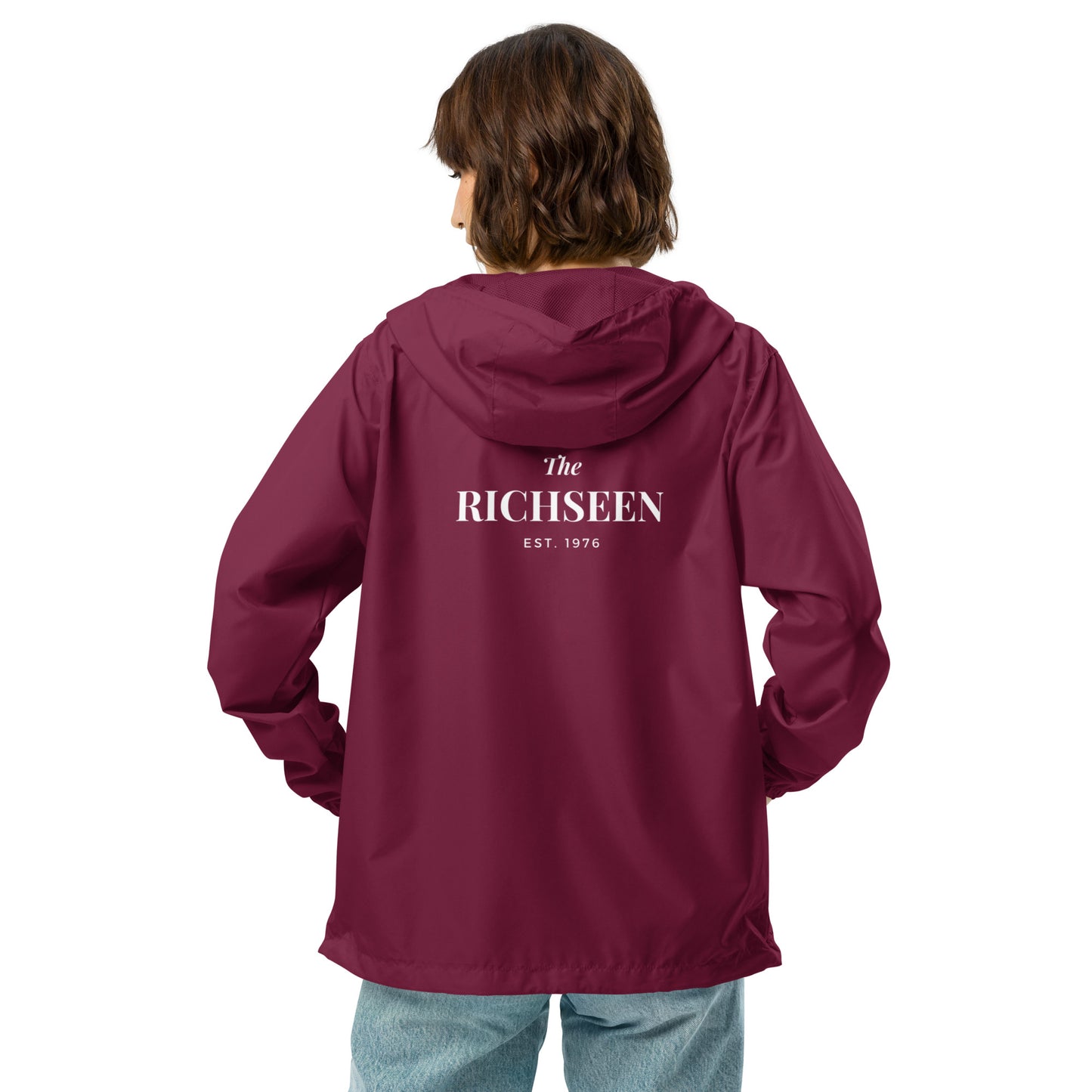 RICHSEEN Unisex lightweight zip up windbreaker