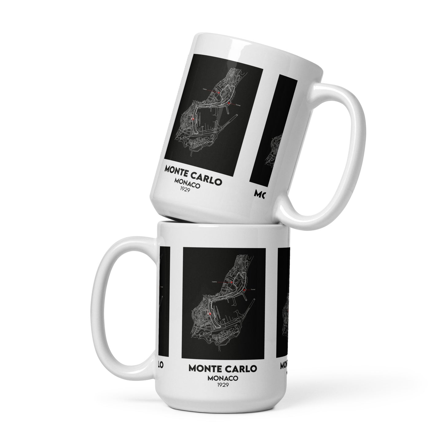 THEME White glossy mug