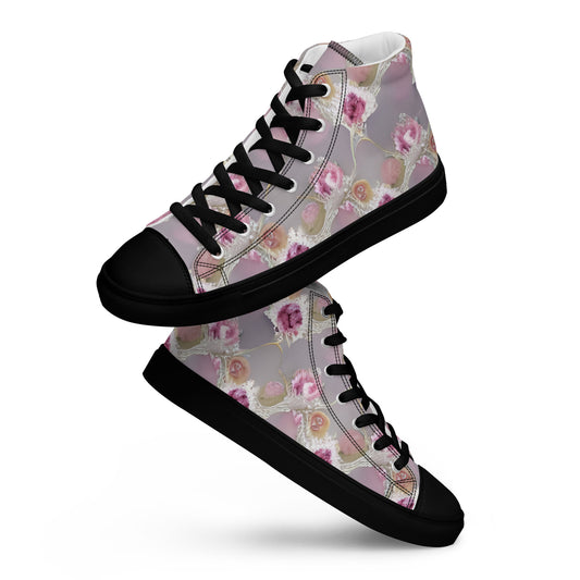 Women’s high top canvas shoes