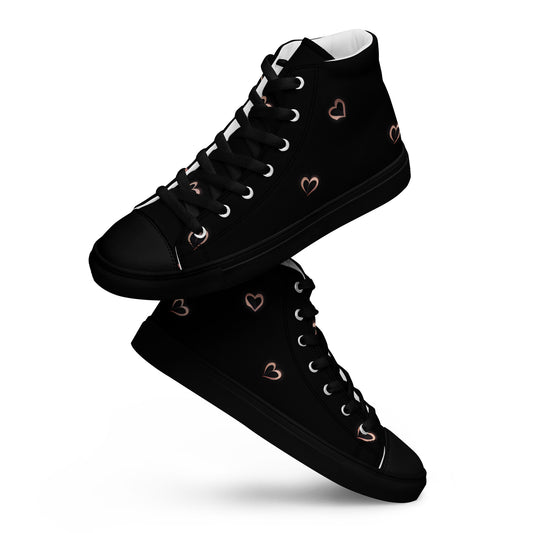 Women’s high top canvas shoes