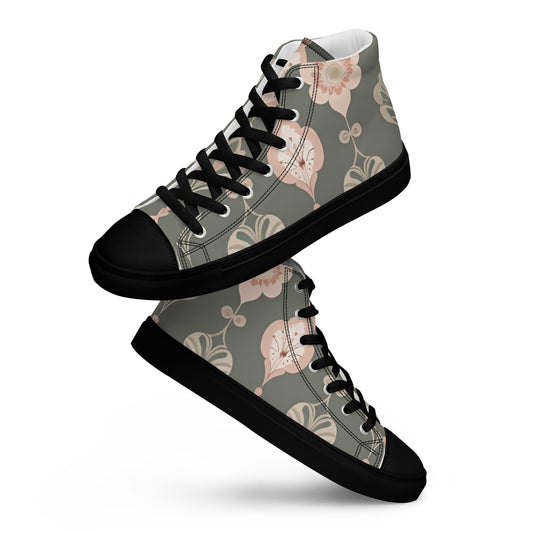 Women’s high top canvas shoes