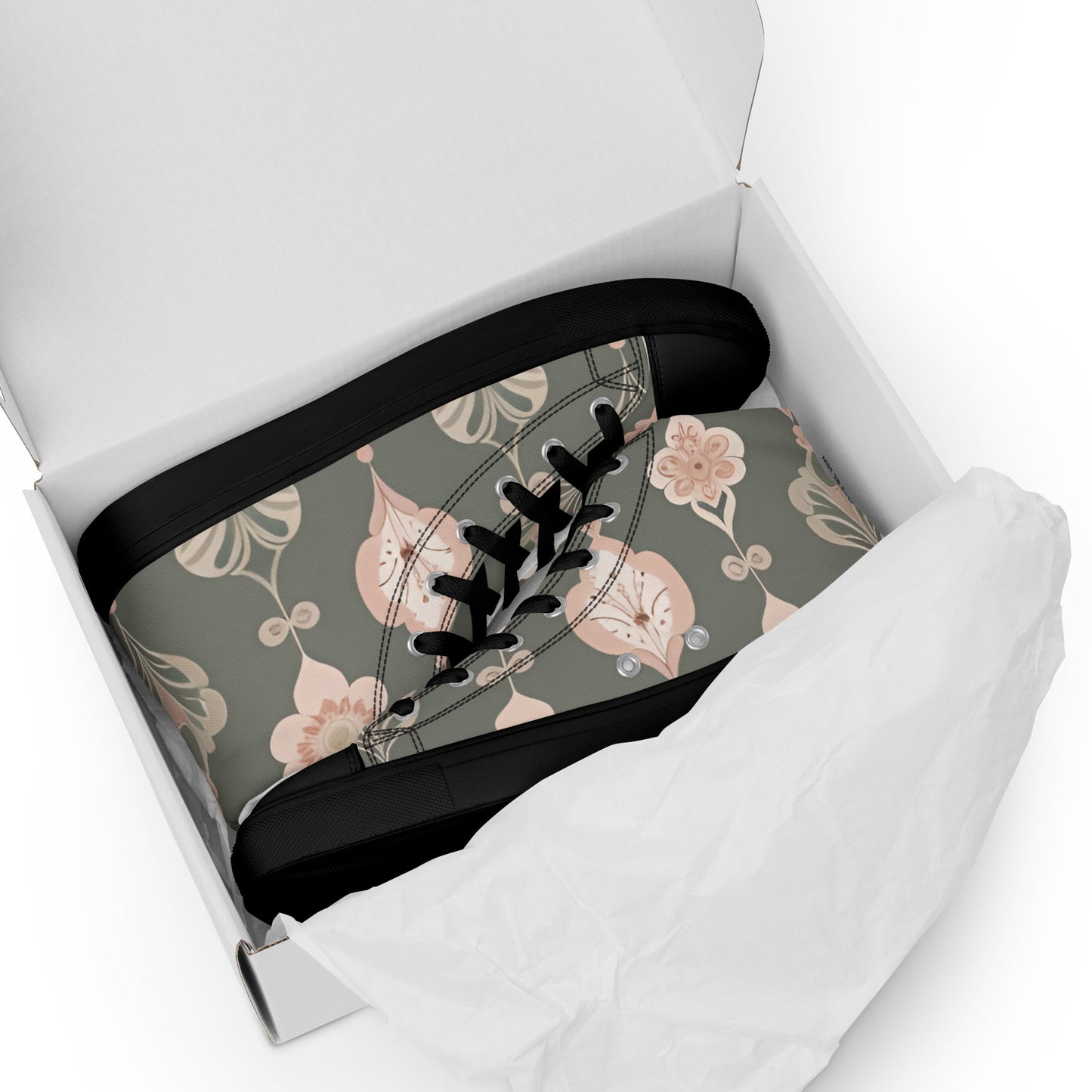 Women’s high top canvas shoes