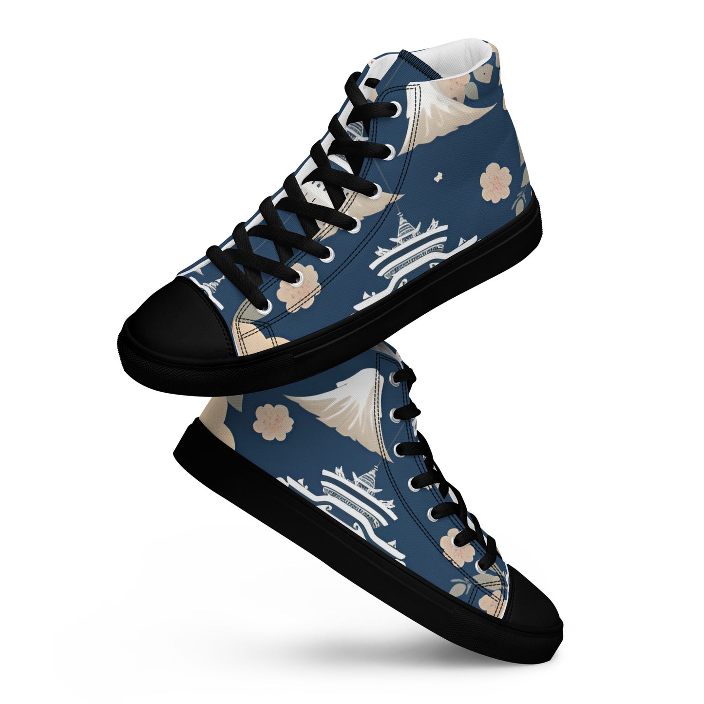 Women’s high top canvas shoes