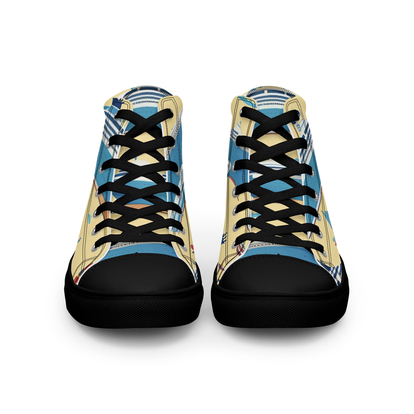 Women’s high top canvas shoes