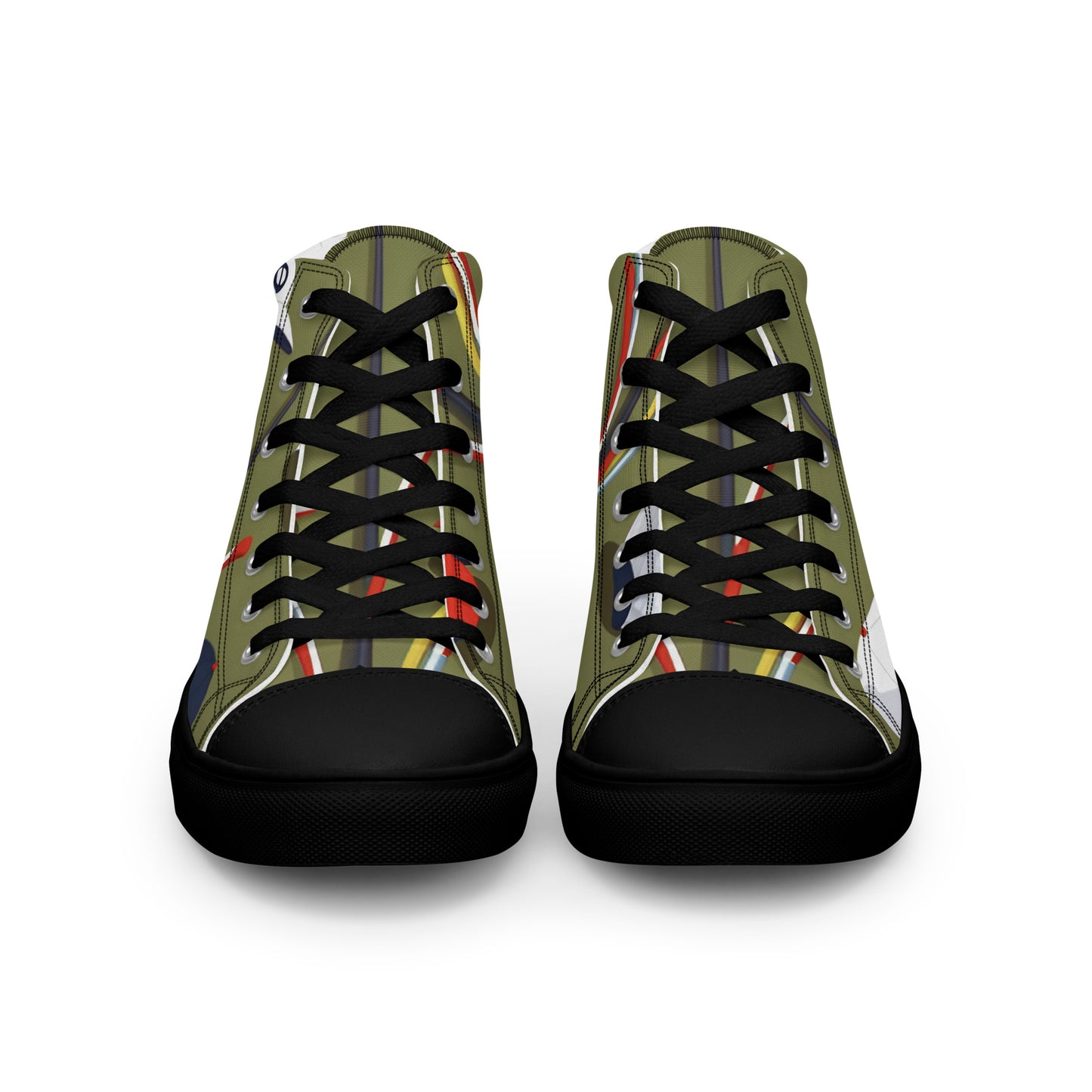 Women’s high top canvas shoes