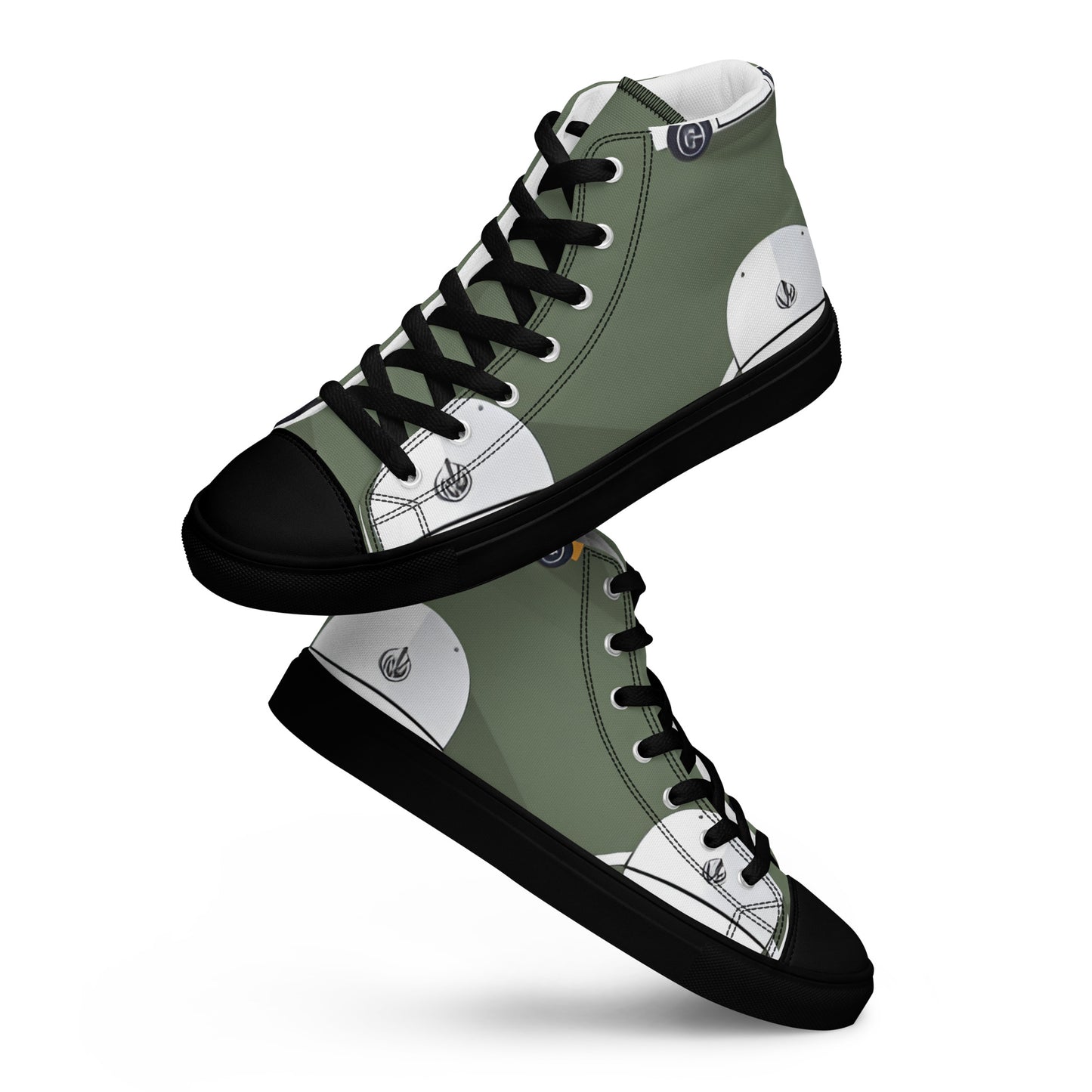 Women’s high top canvas shoes