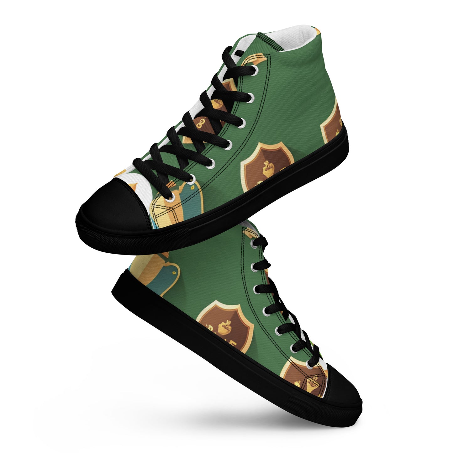 Women’s high top canvas shoes