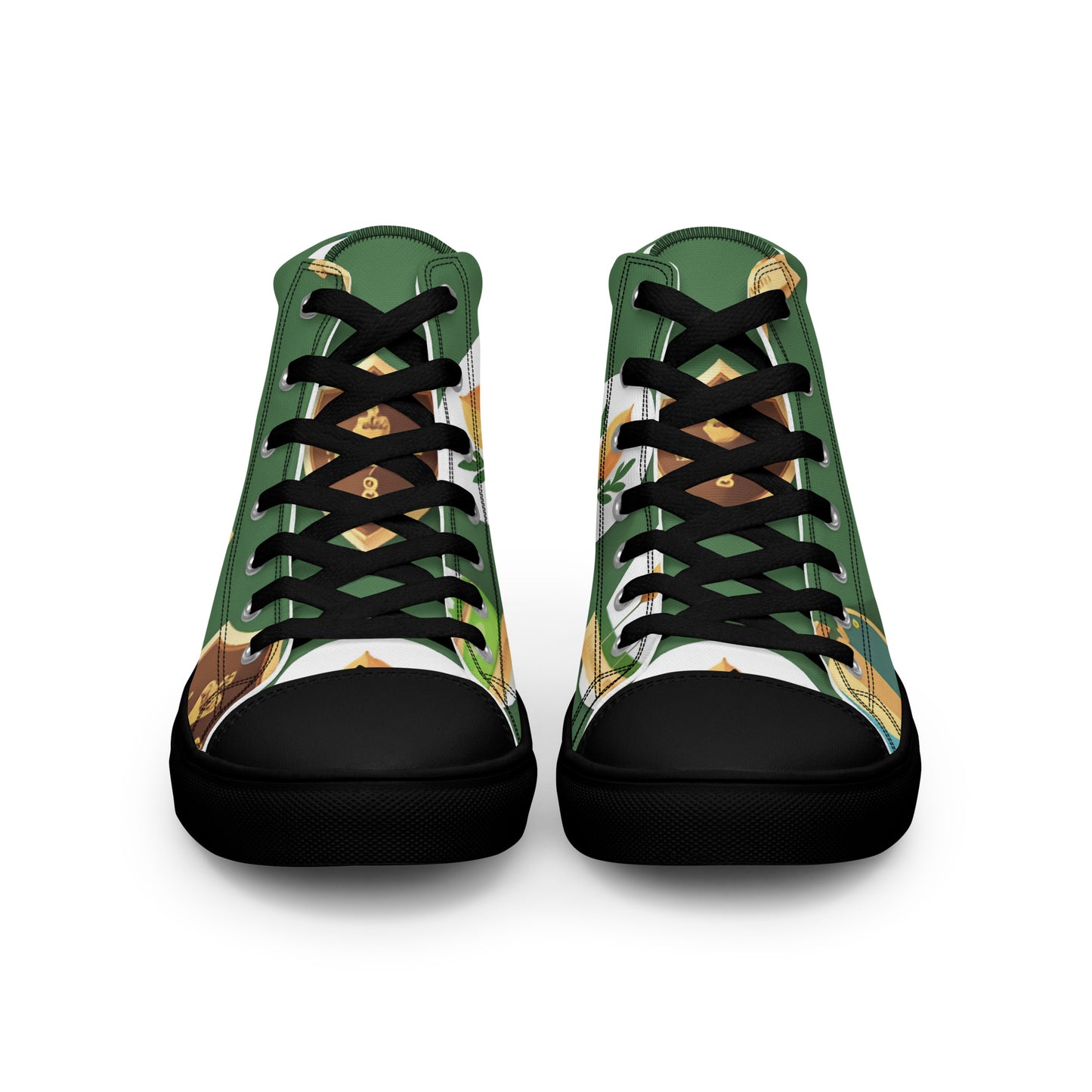 Women’s high top canvas shoes