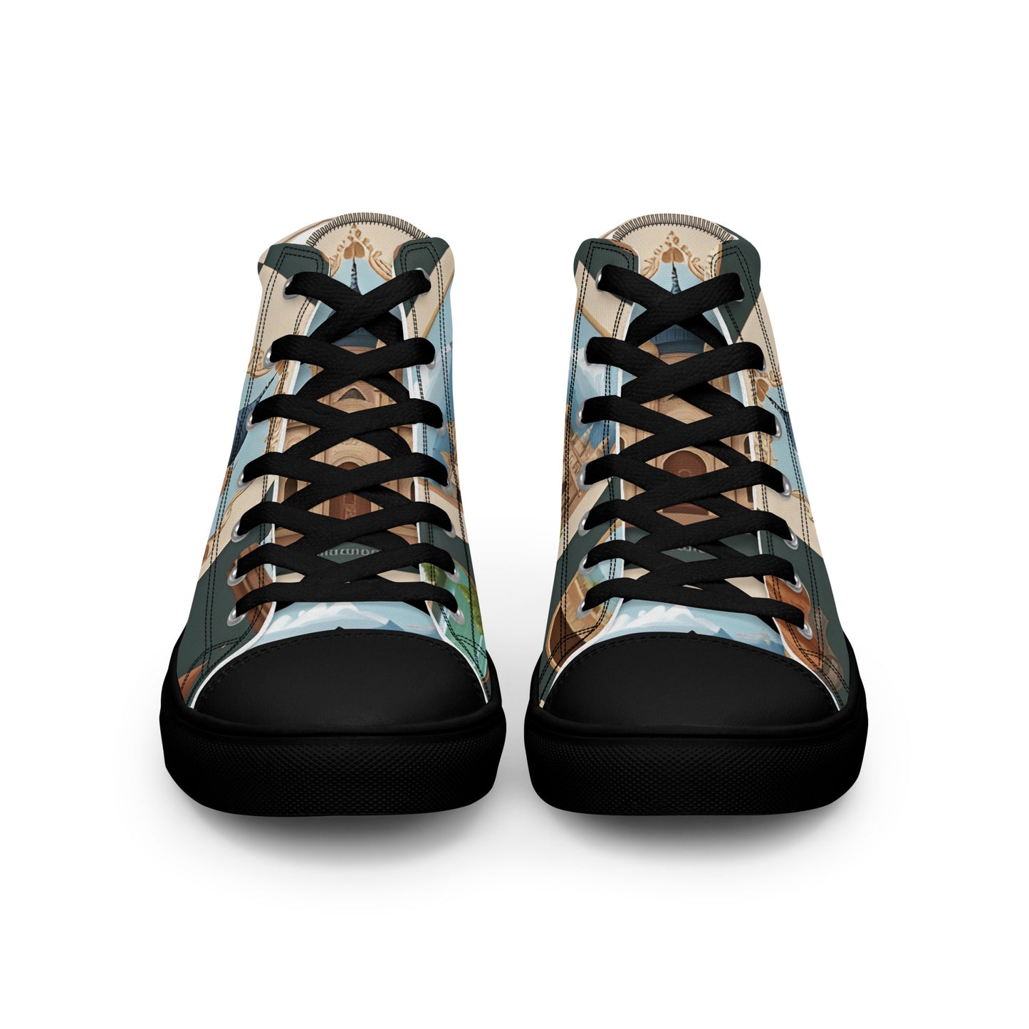 Women’s high top canvas shoes