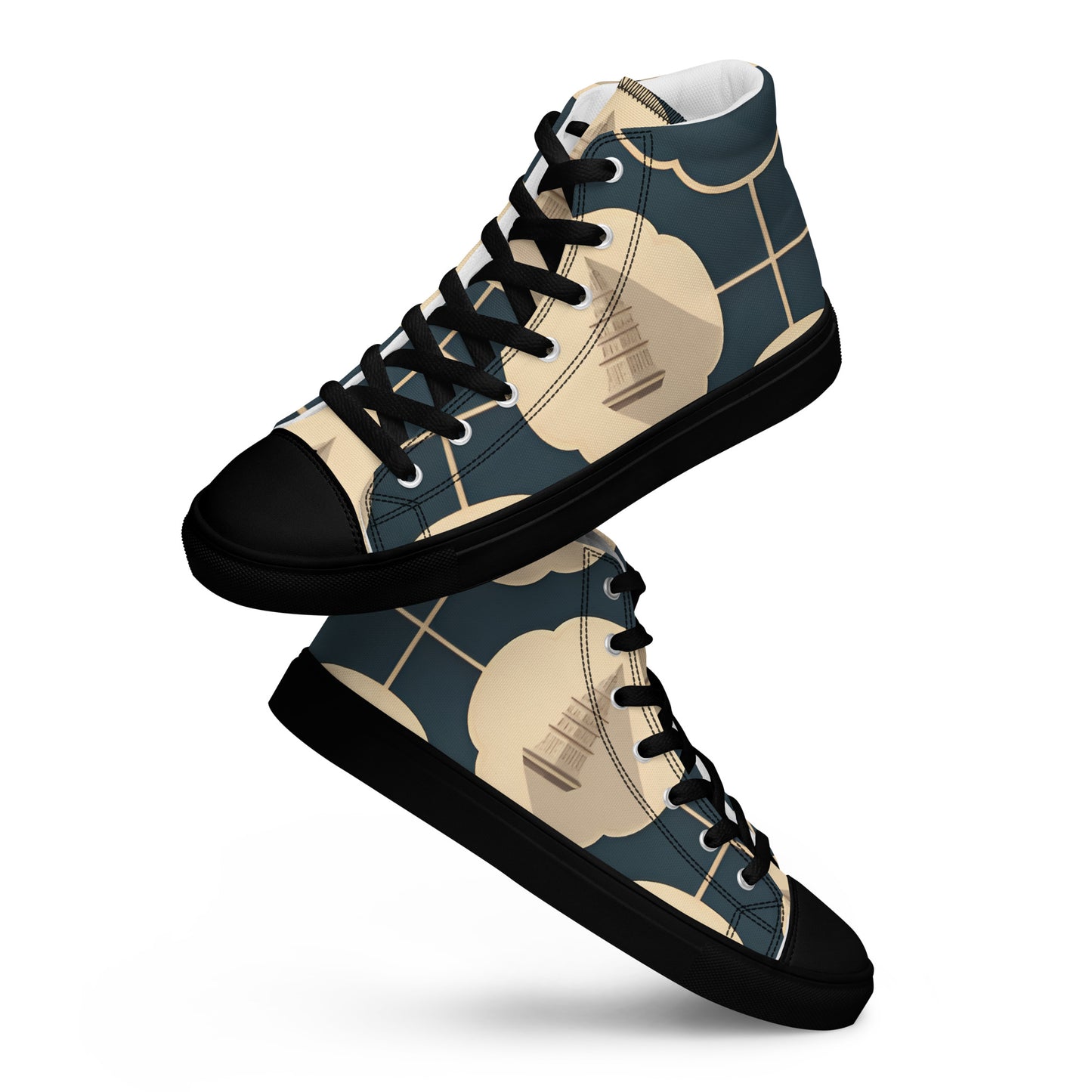 Women’s high top canvas shoes