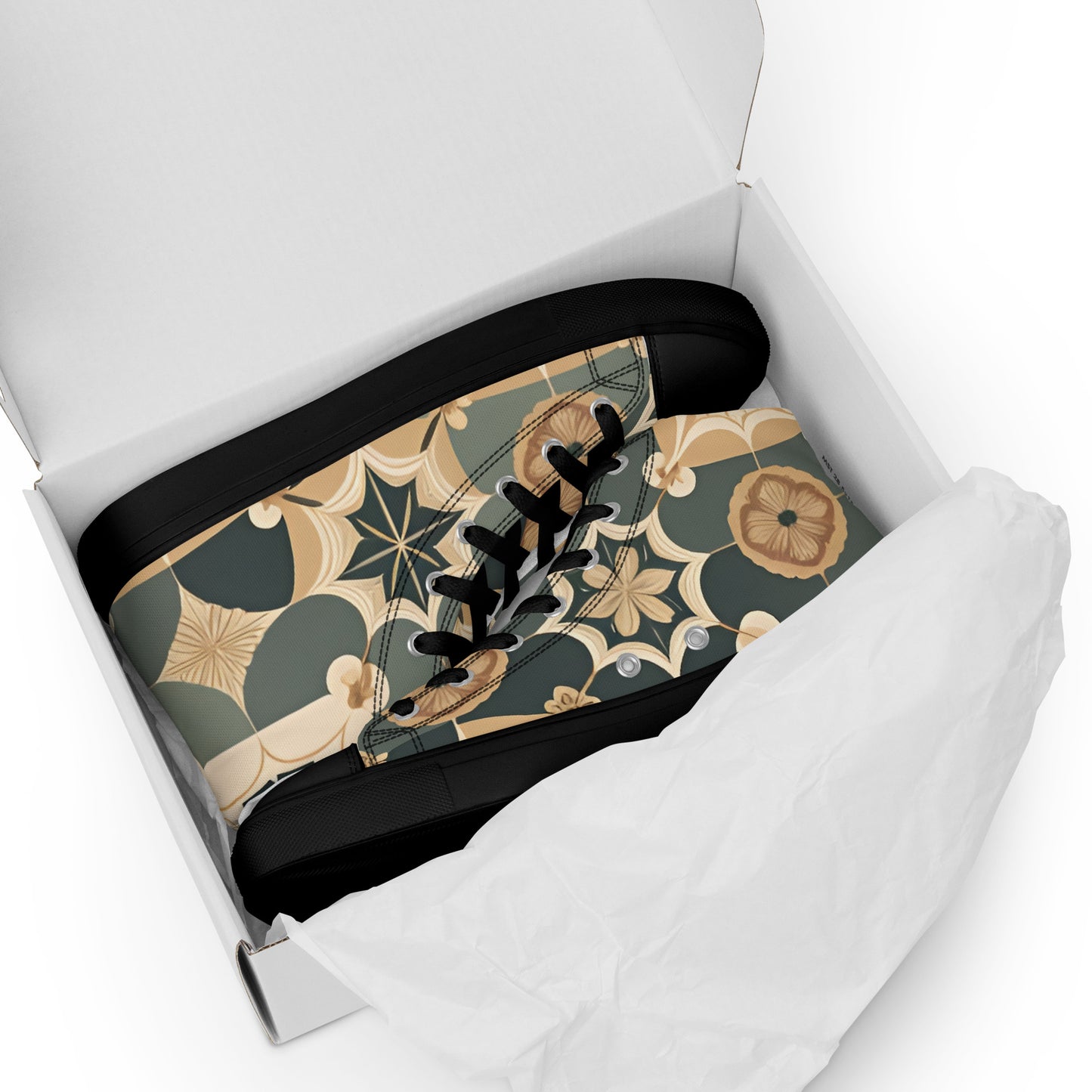 Women’s high top canvas shoes