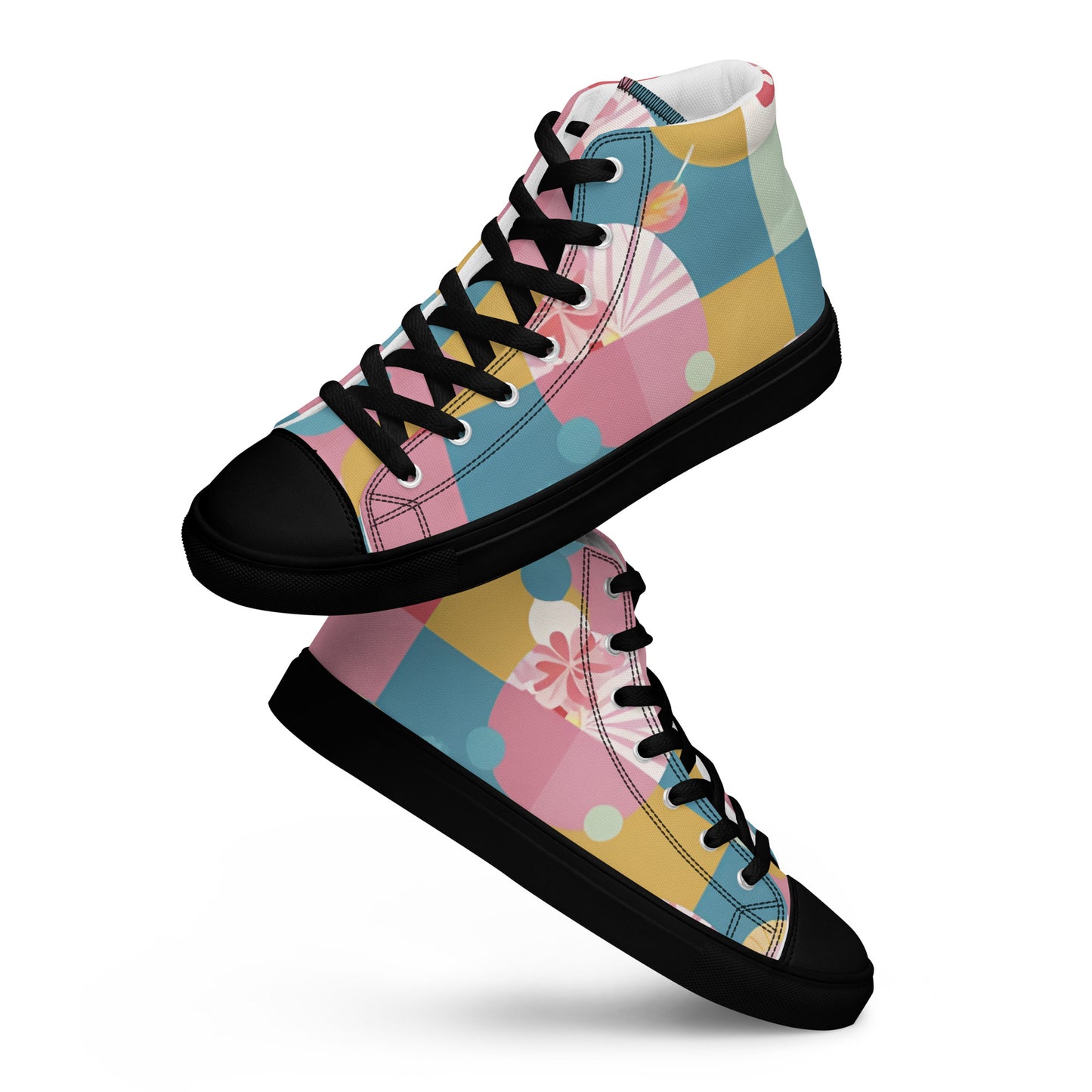 Women’s high top canvas shoes