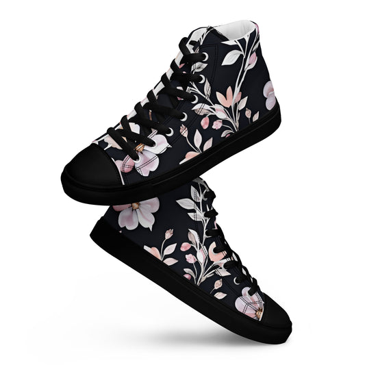 Women’s high top canvas shoes