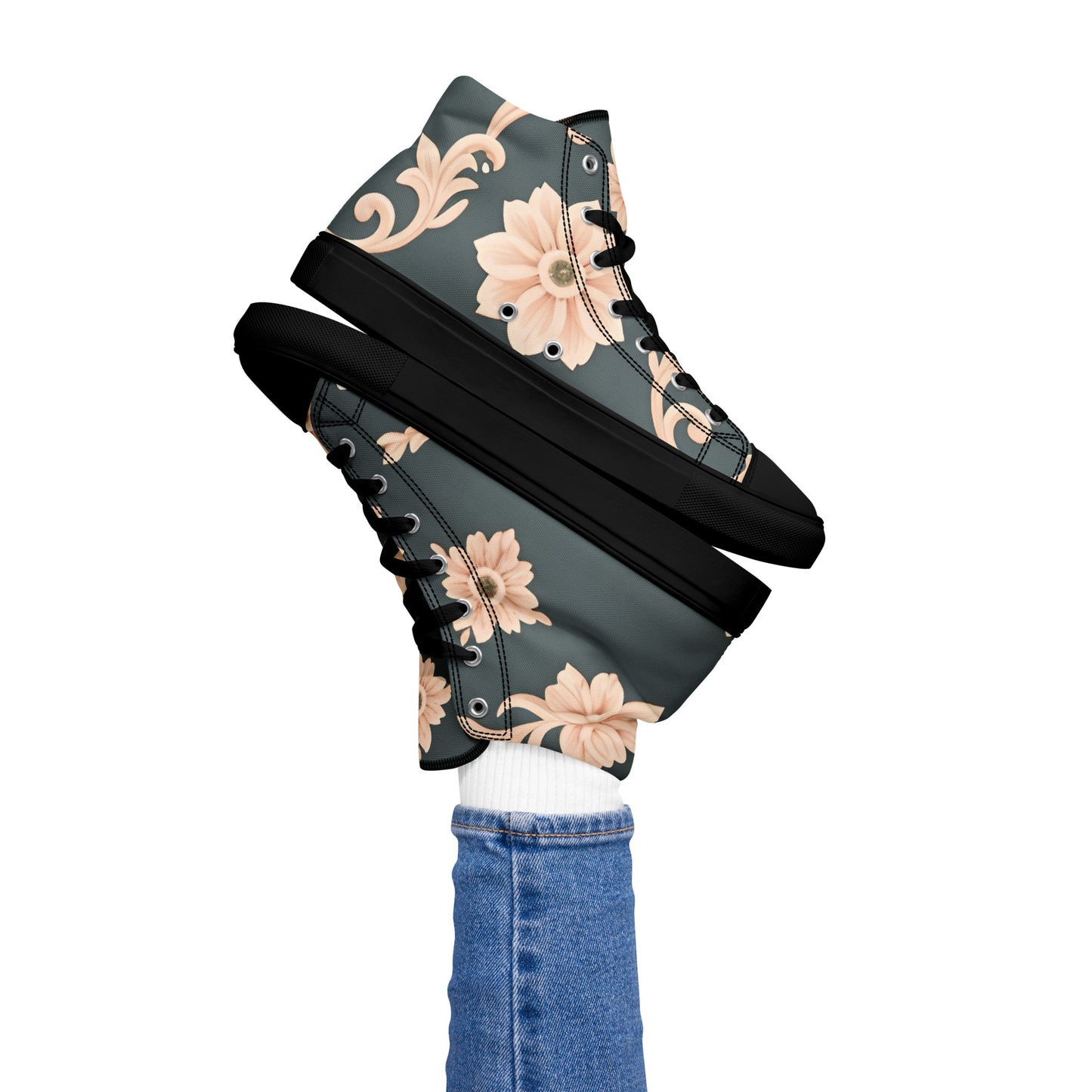 Women’s high top canvas shoes