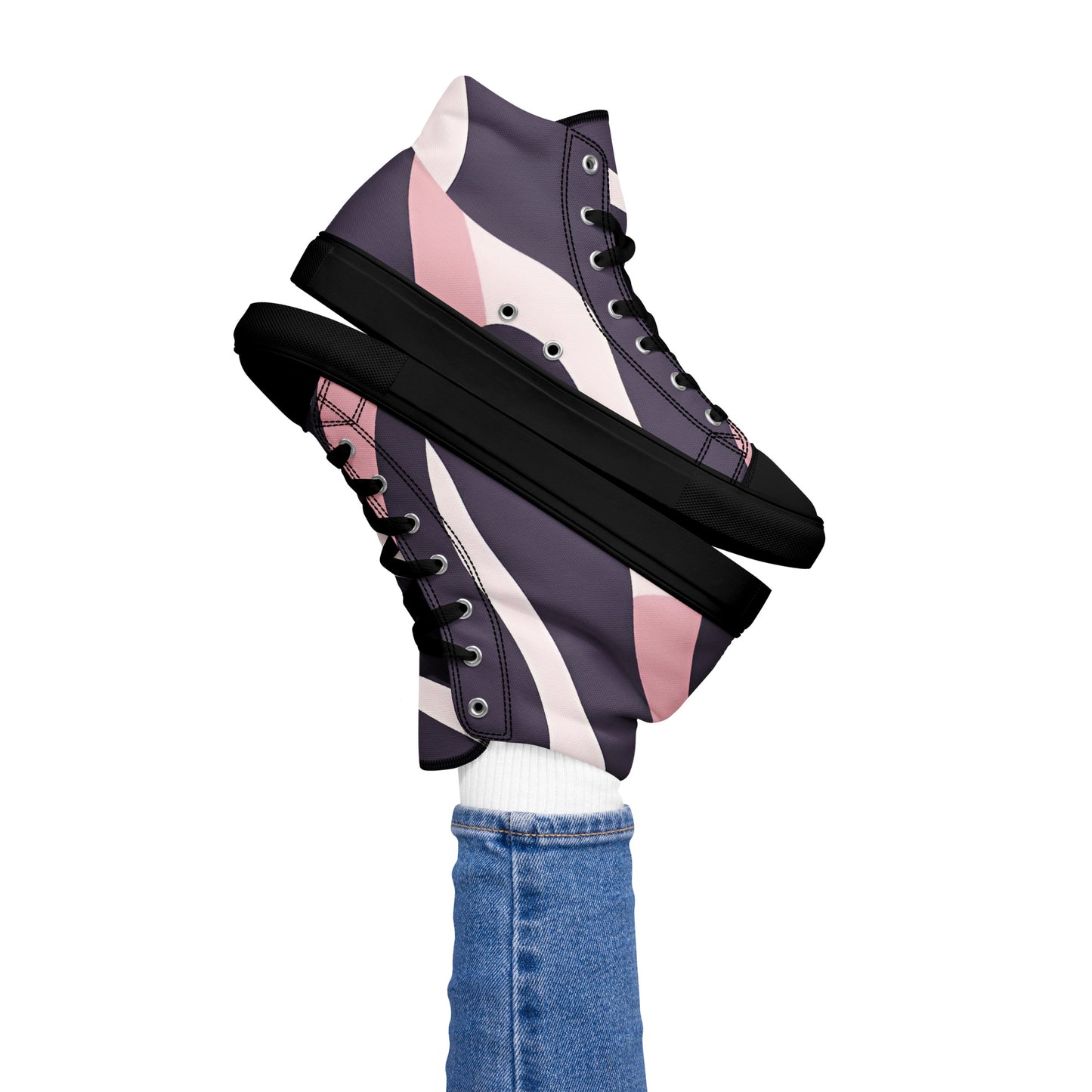 Women’s high top canvas shoes