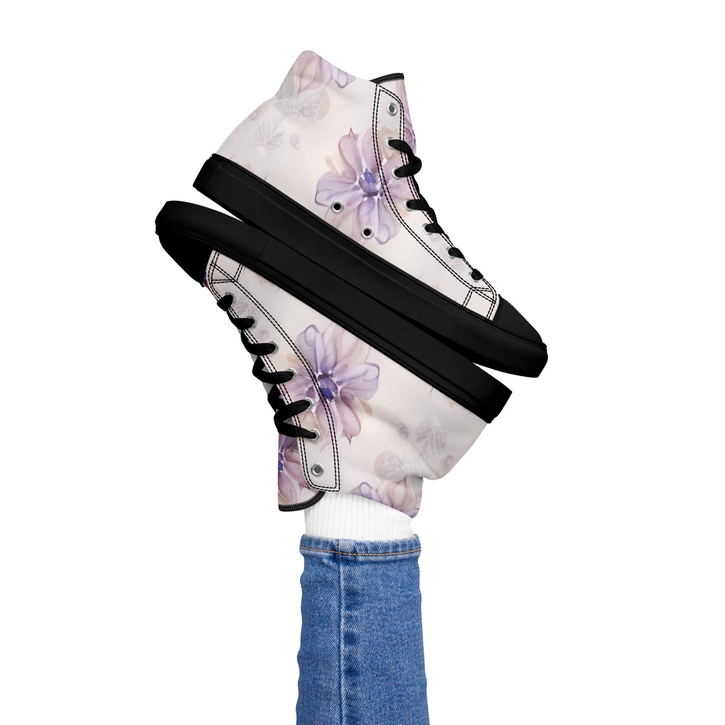 Women’s high top canvas shoes