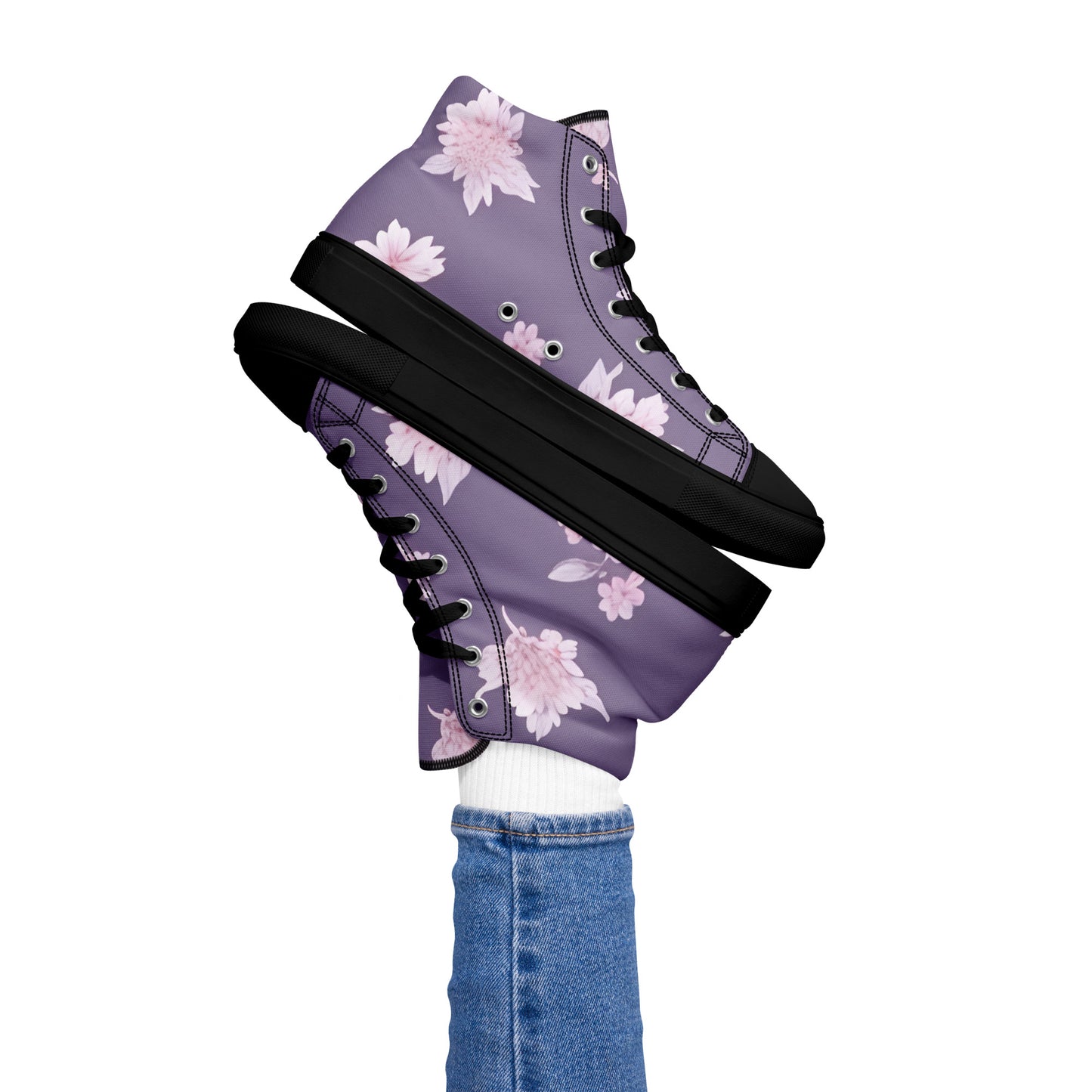 Women’s high top canvas shoes