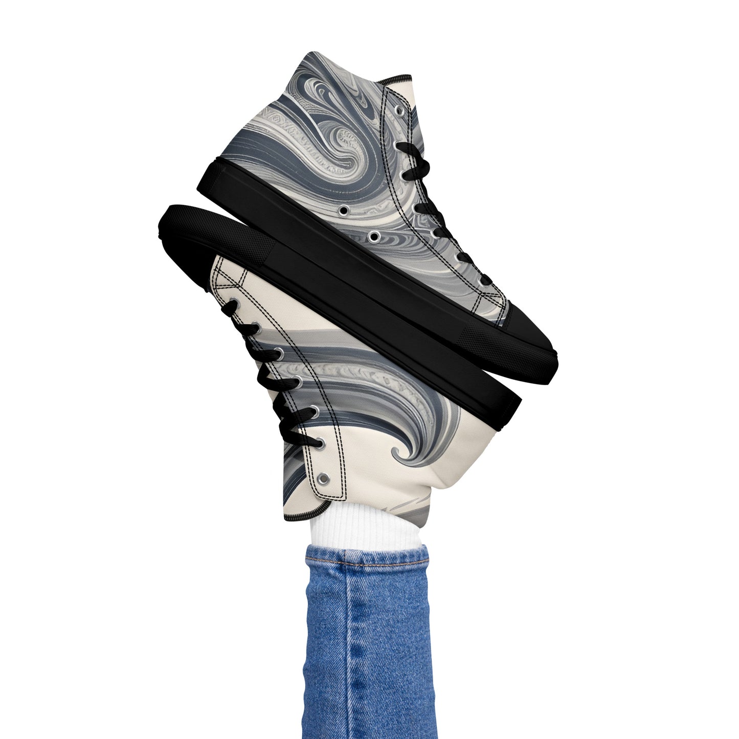 Women’s high top canvas shoes