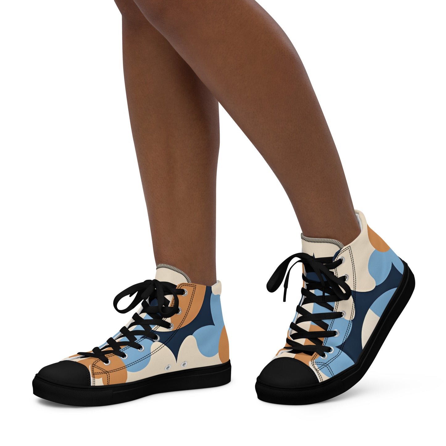 Women’s high top canvas shoes