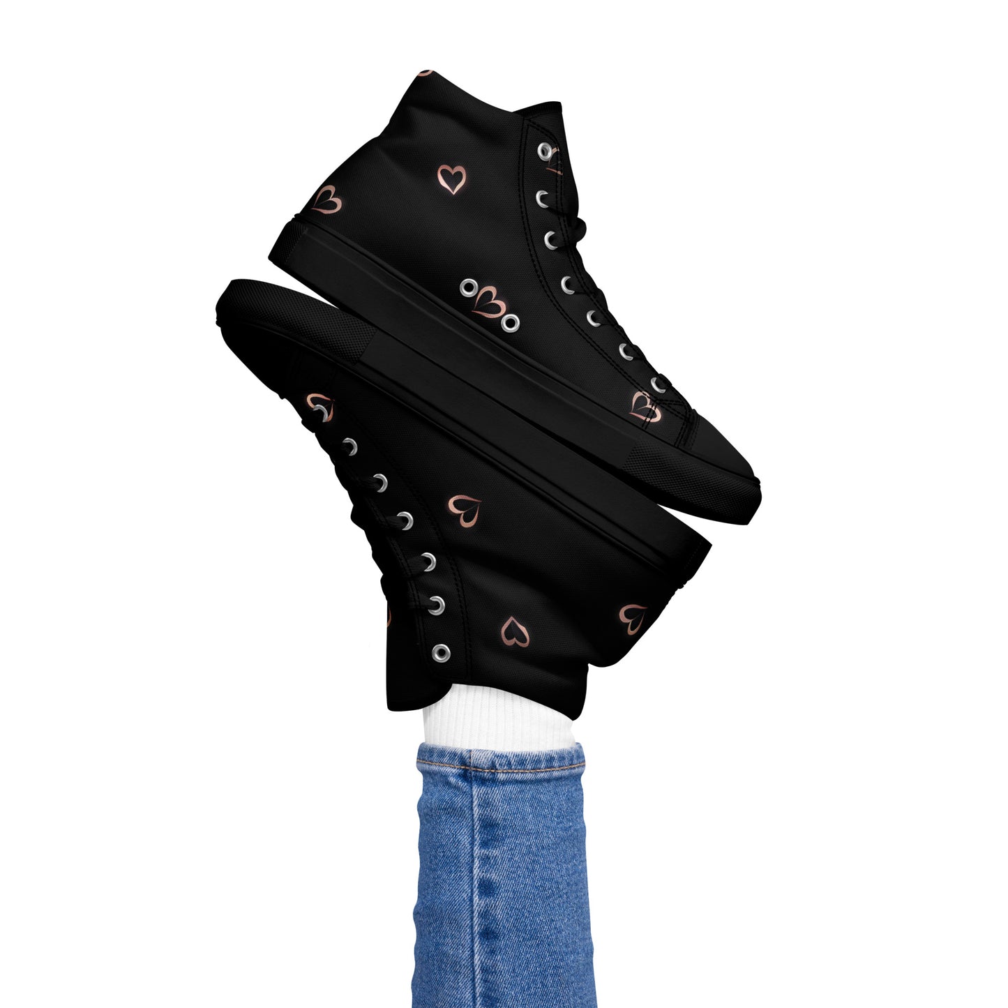 Women’s high top canvas shoes