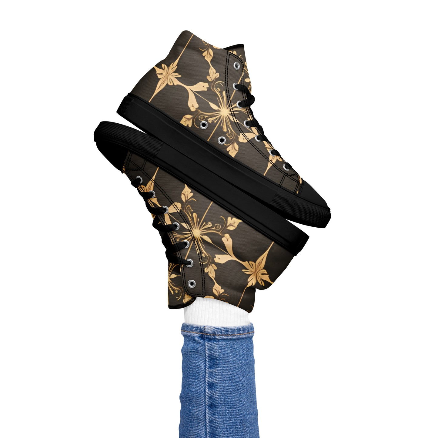 Women’s high top canvas shoes