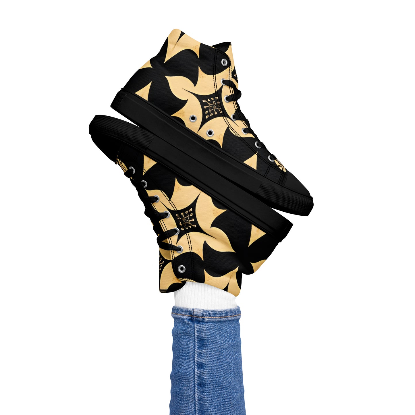 Women’s high top canvas shoes