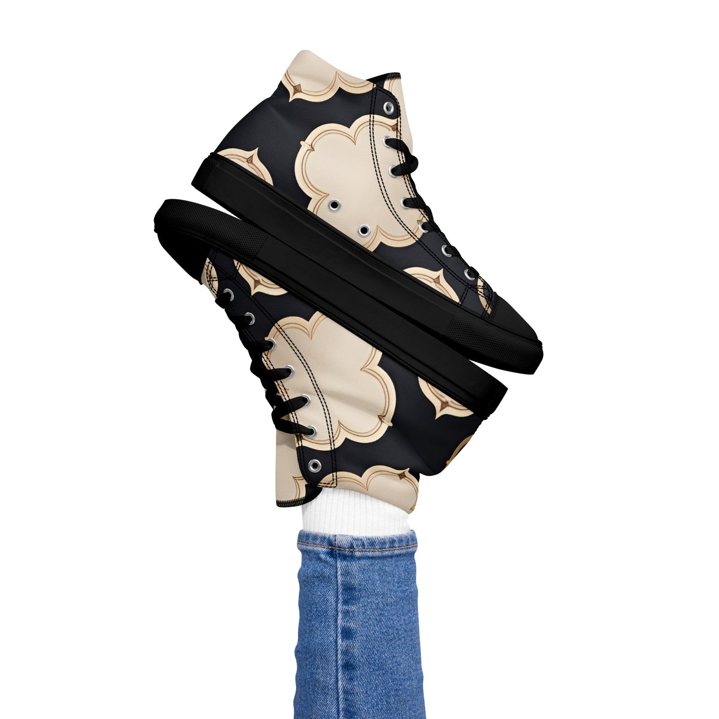 Women’s high top canvas shoes