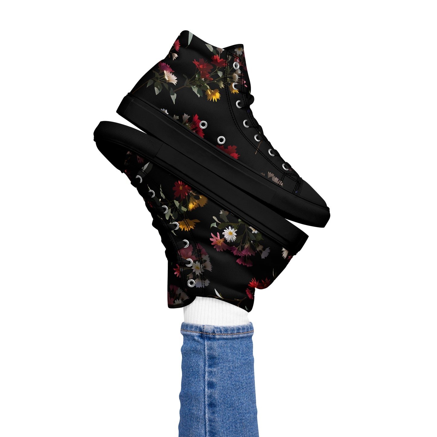 Women’s high top canvas shoes