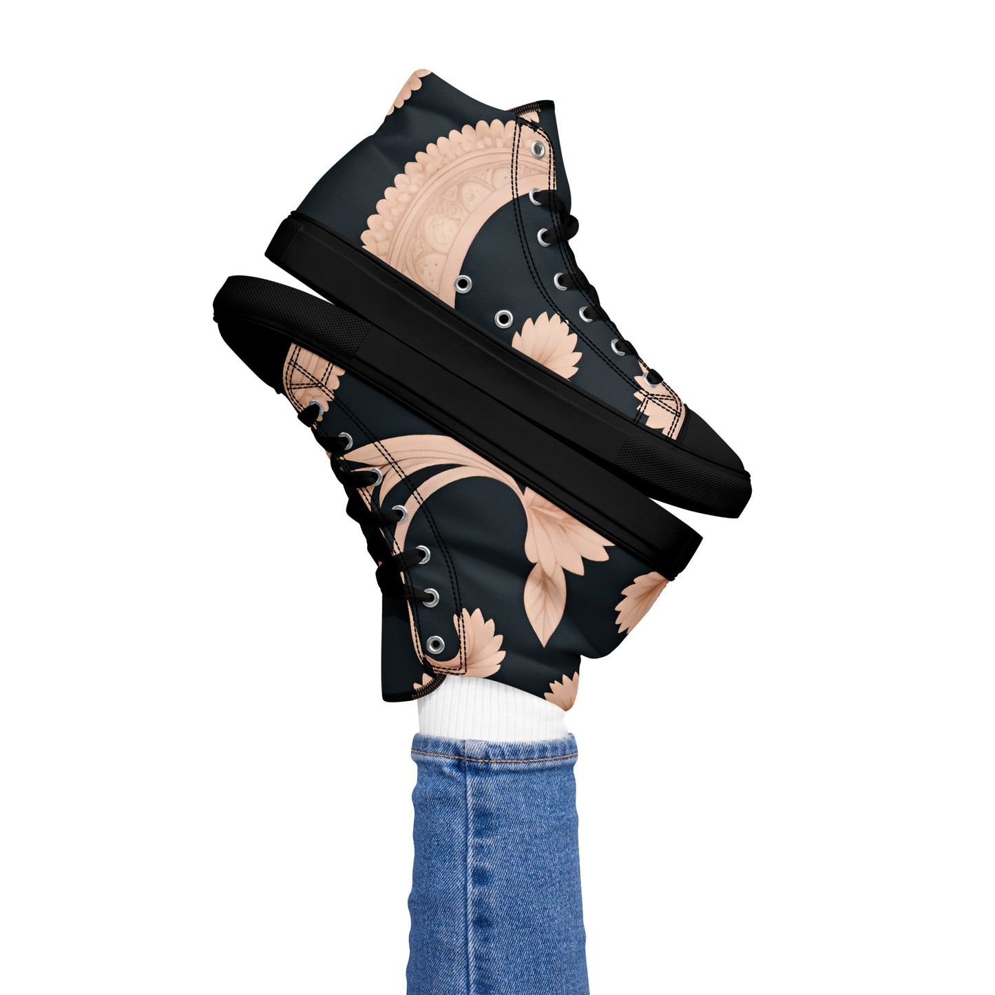 Women’s high top canvas shoes