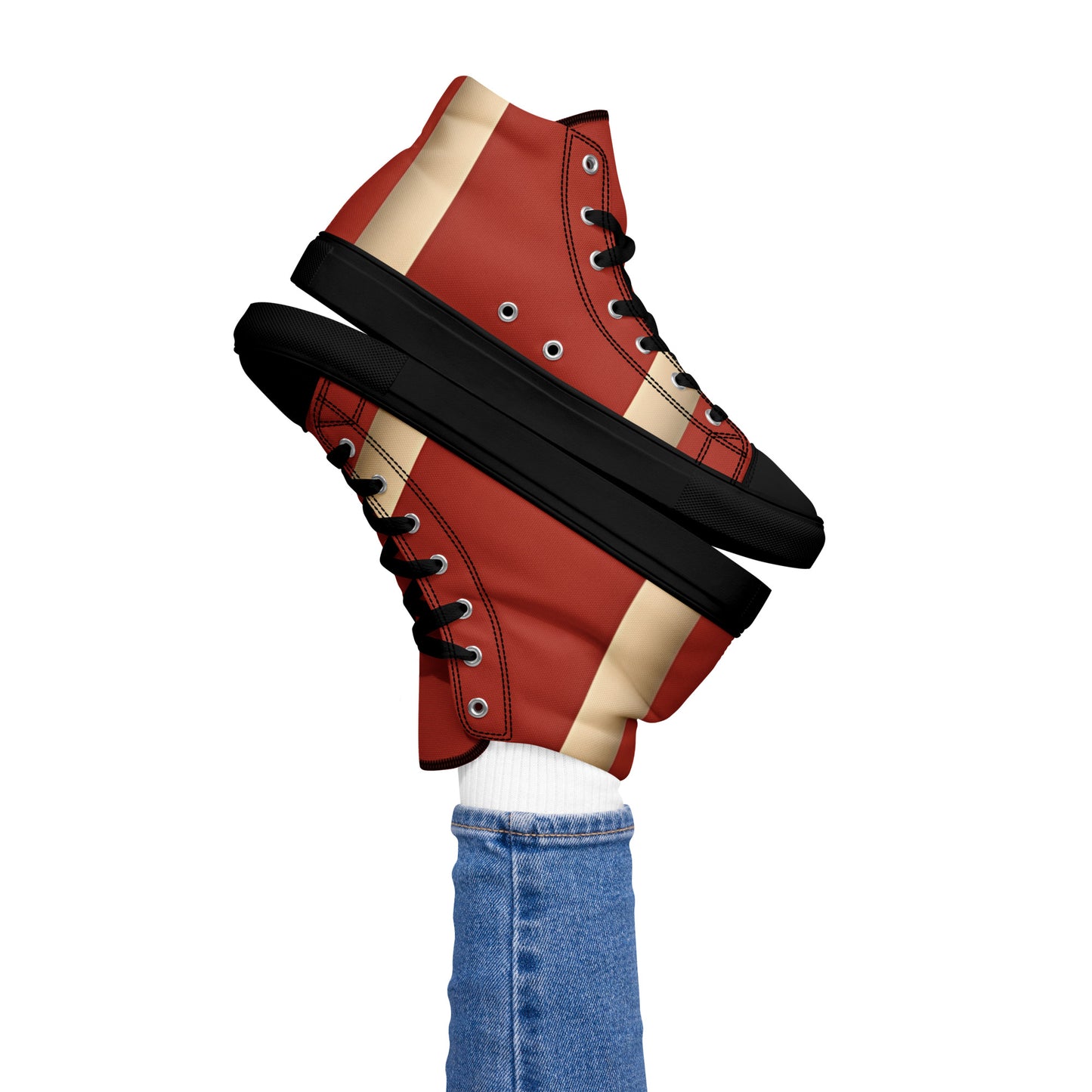 Women’s high top canvas shoes