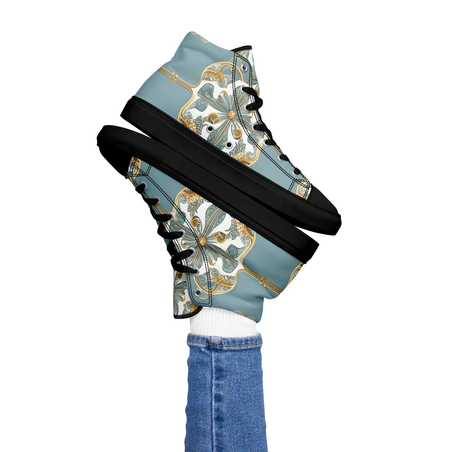 Women’s high top canvas shoes