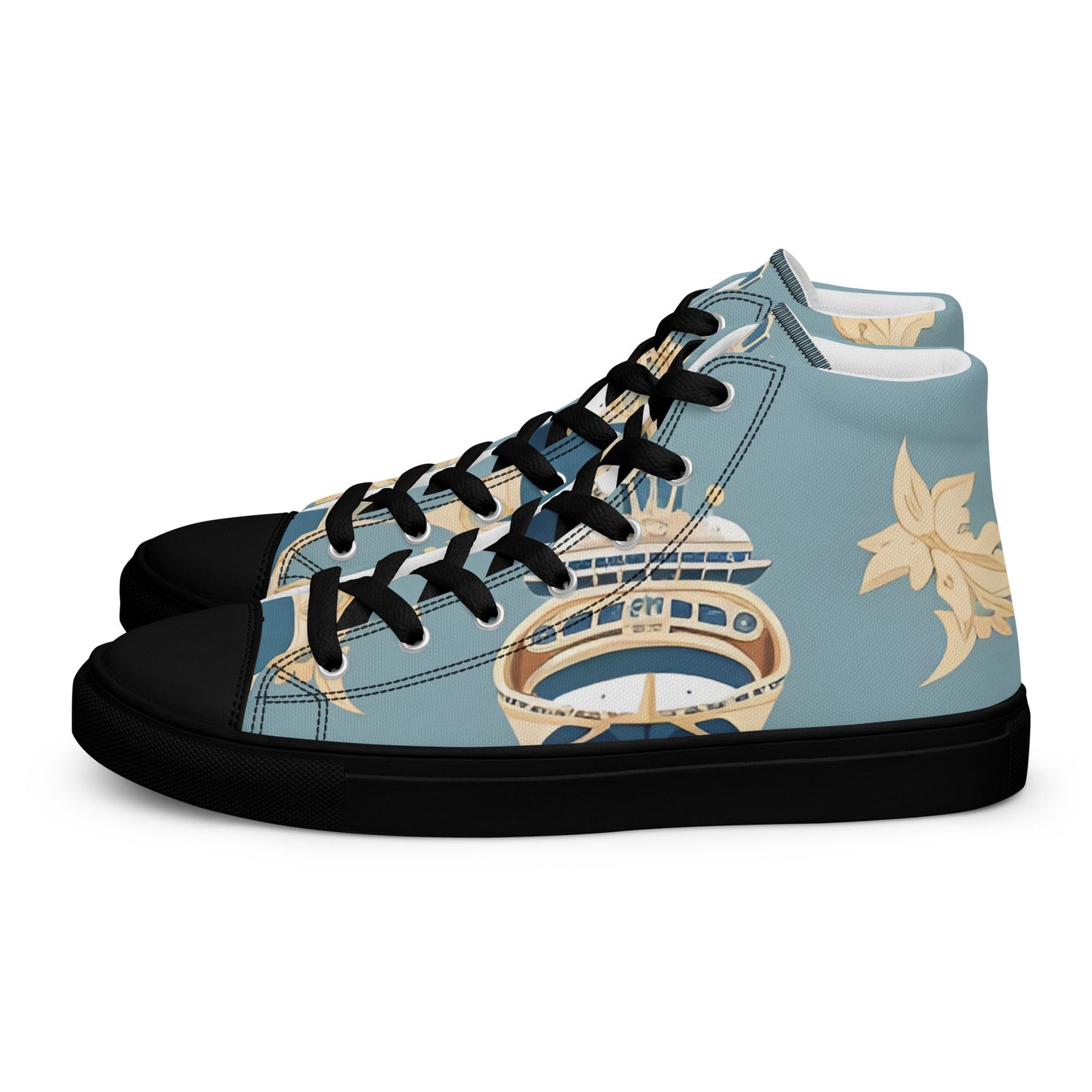 Women’s high top canvas shoes