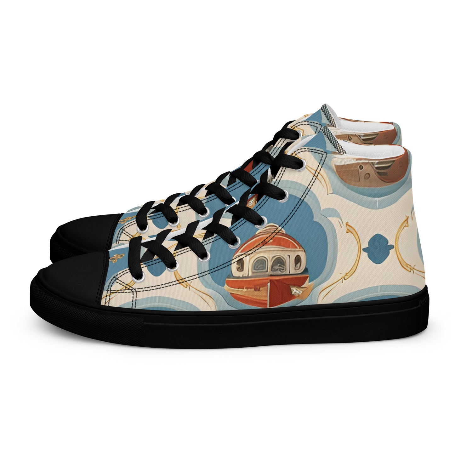 Women’s high top canvas shoes