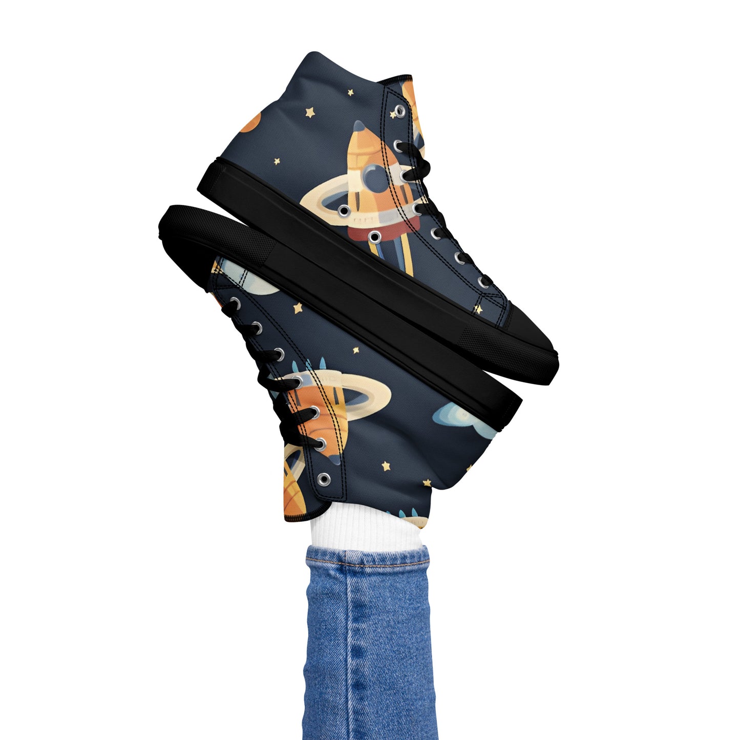 Women’s high top canvas shoes