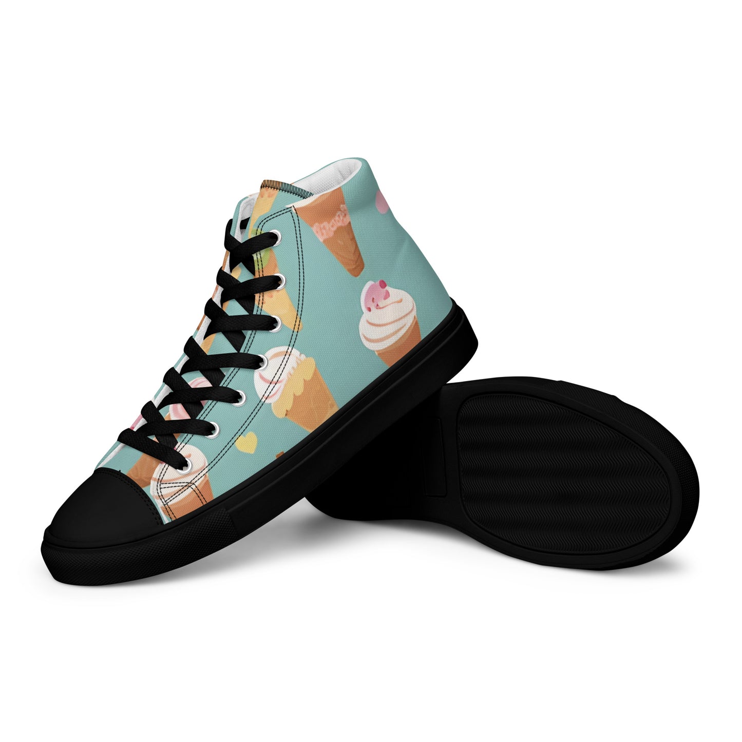 Women’s high top canvas shoes