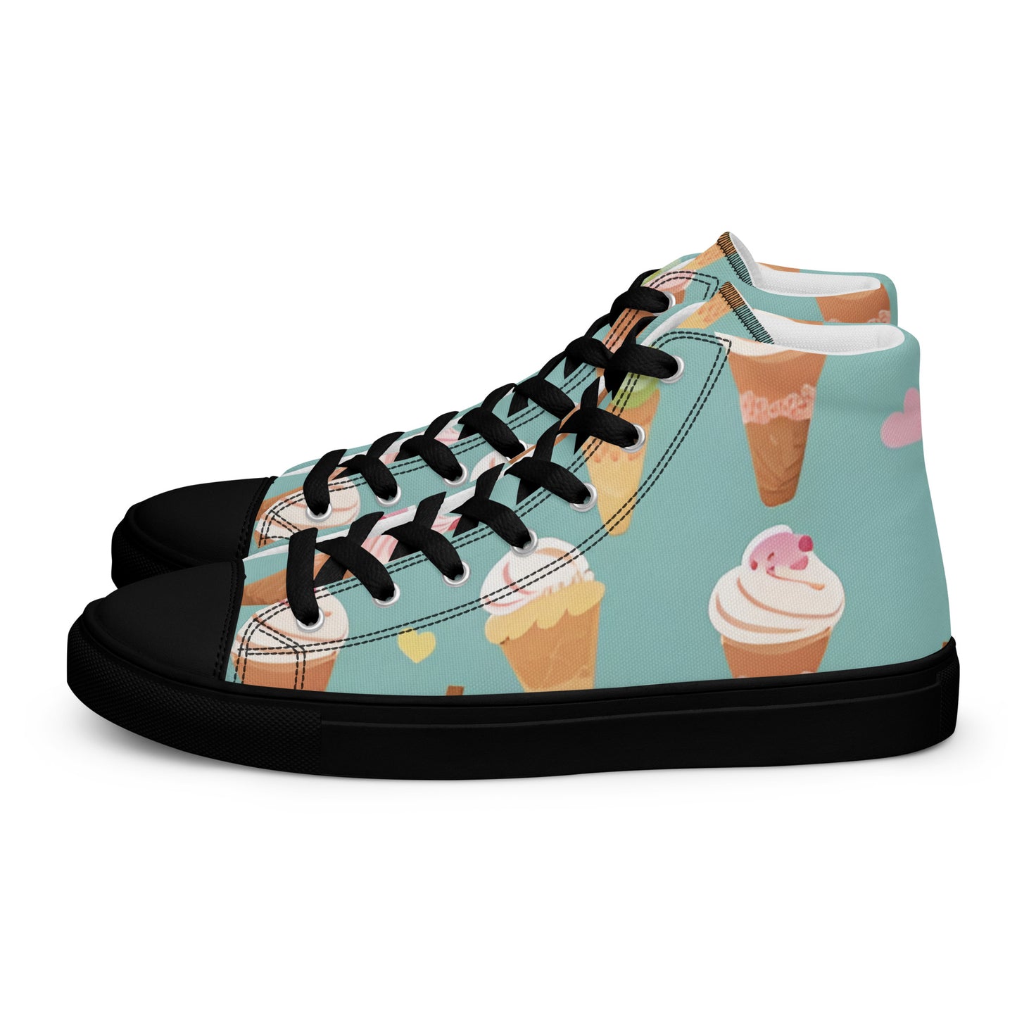 Women’s high top canvas shoes