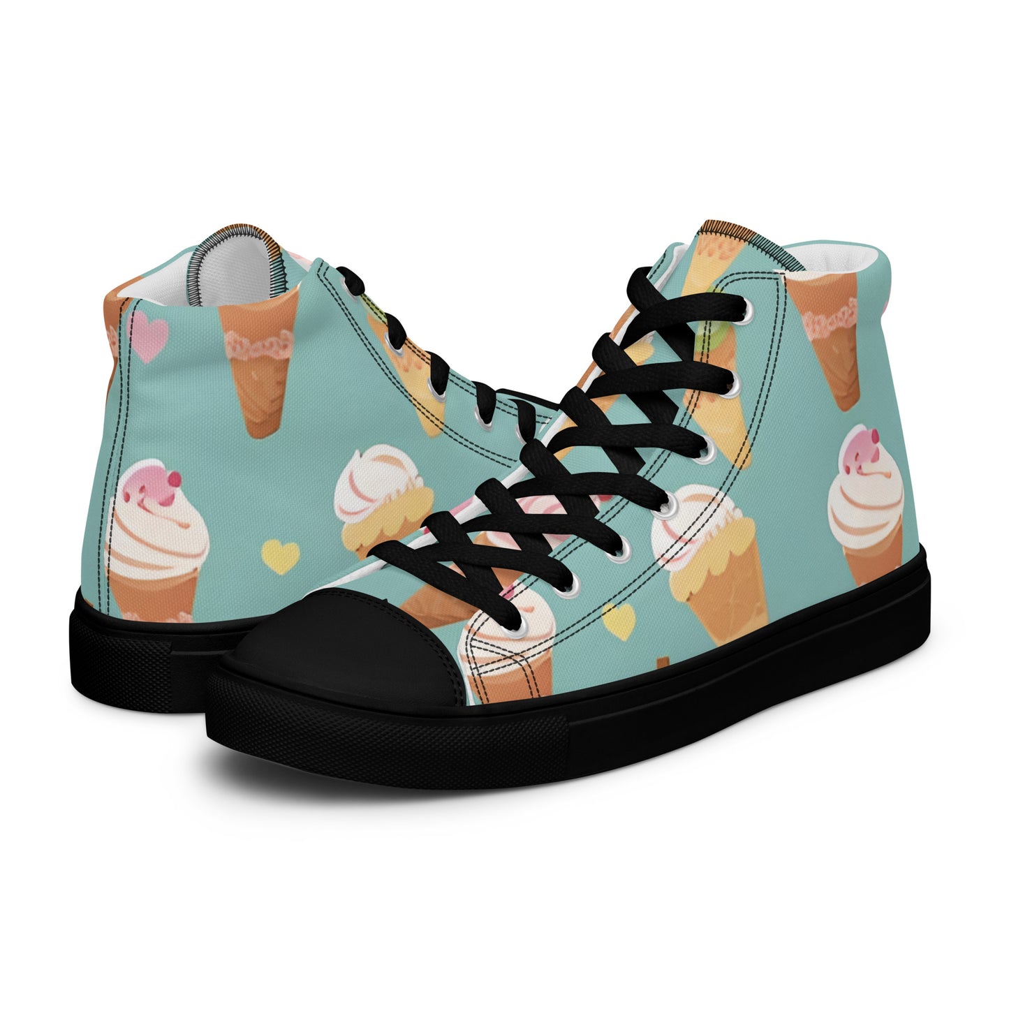 Women’s high top canvas shoes