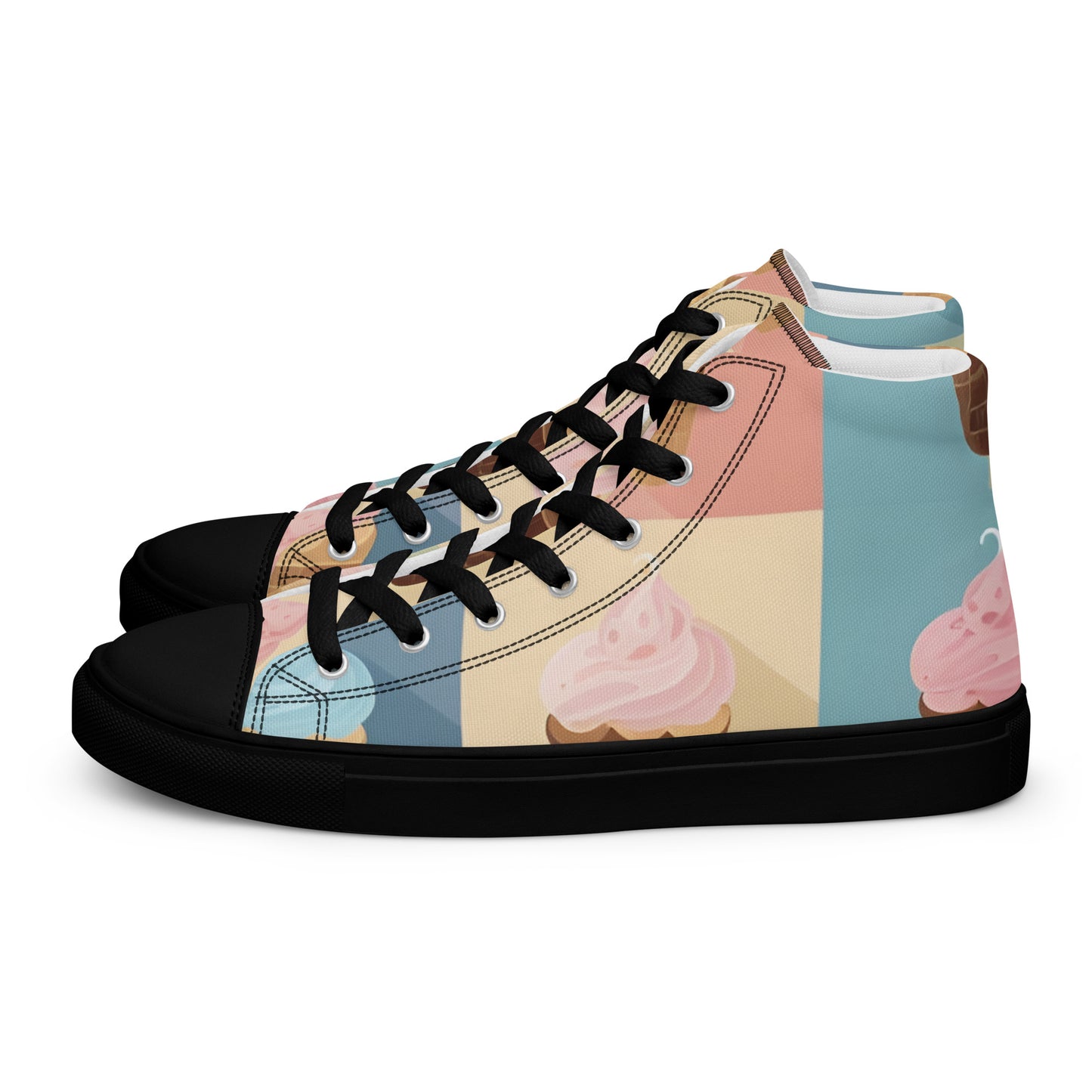 Women’s high top canvas shoes