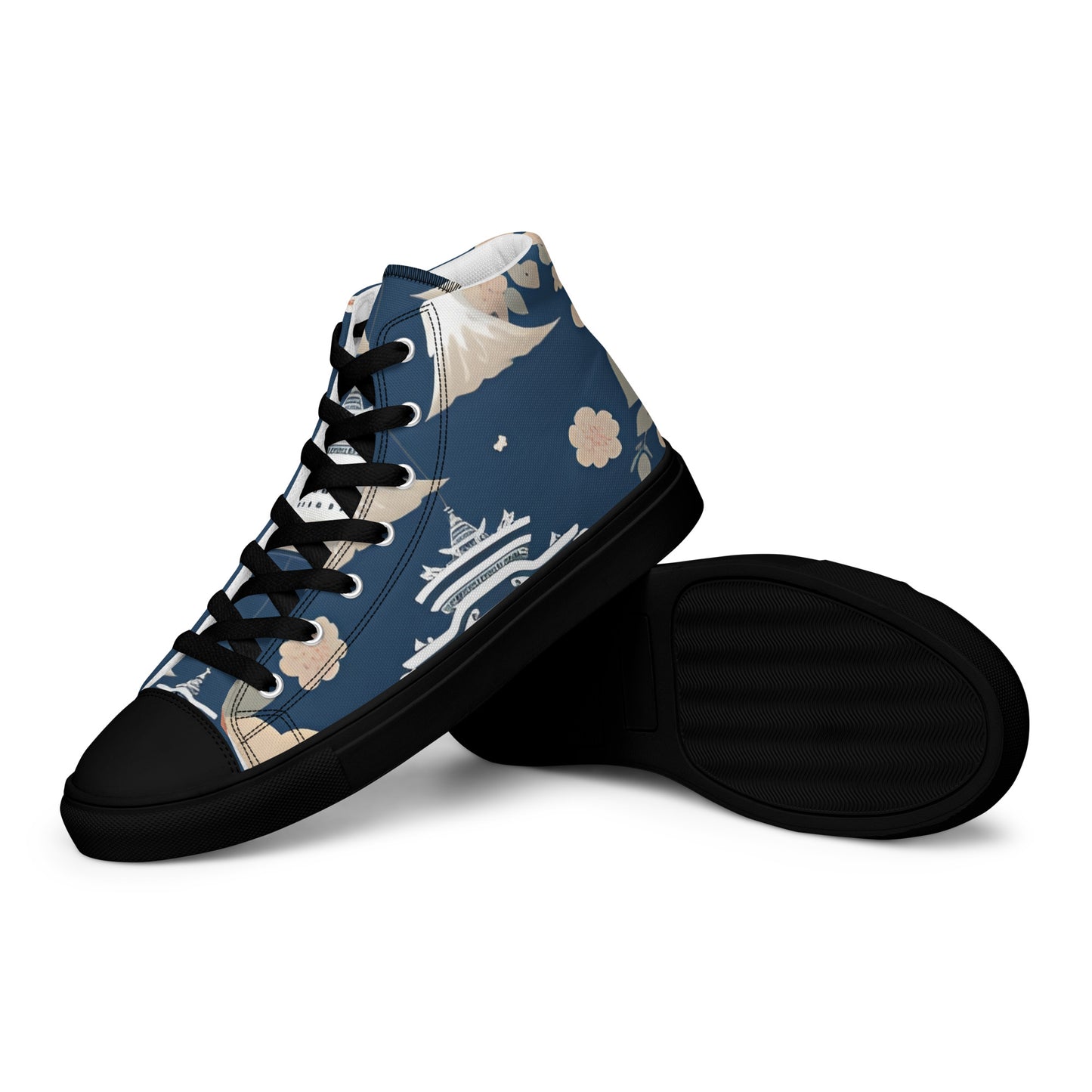 Women’s high top canvas shoes