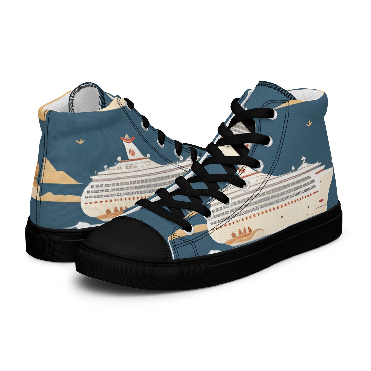 Women’s high top canvas shoes