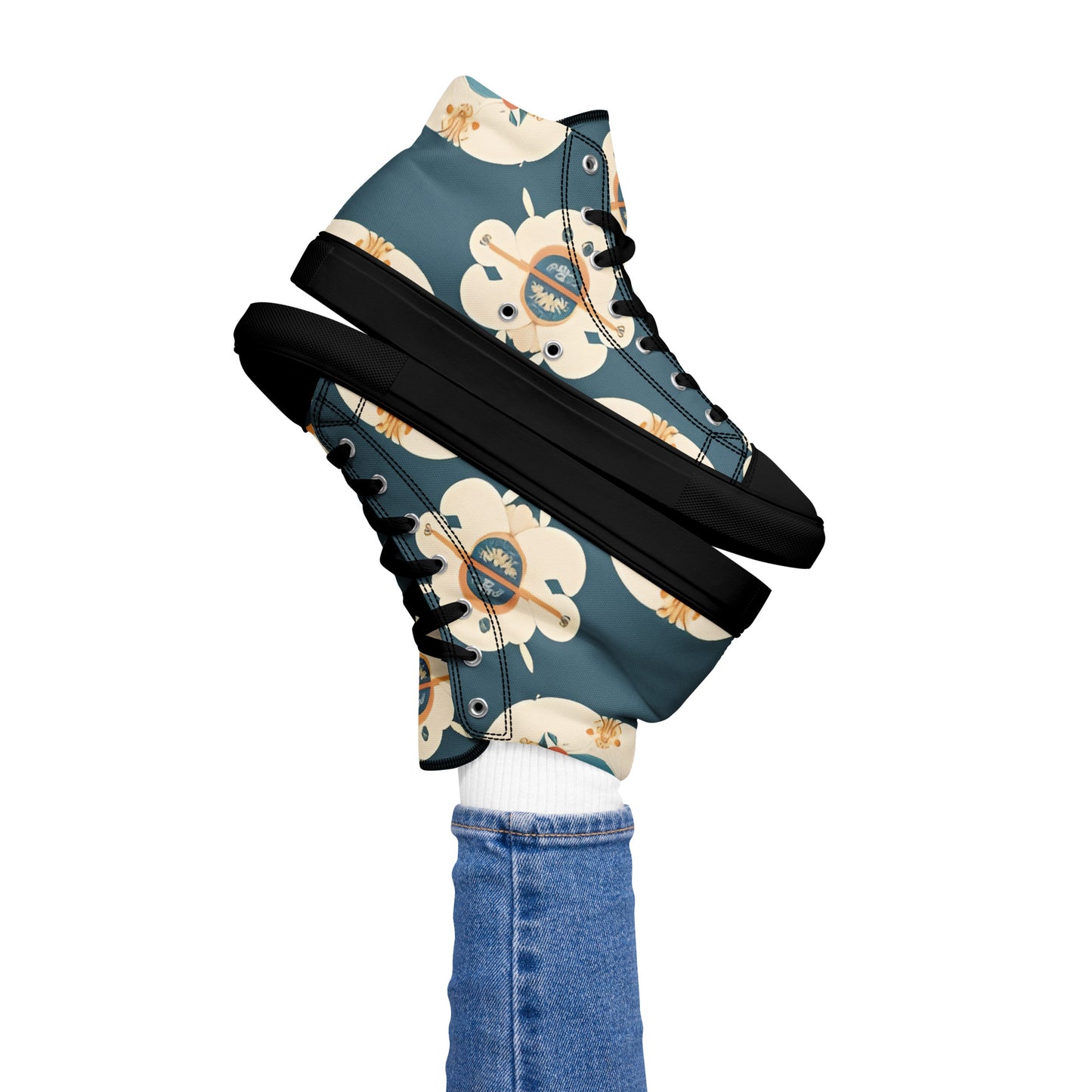 Women’s high top canvas shoes