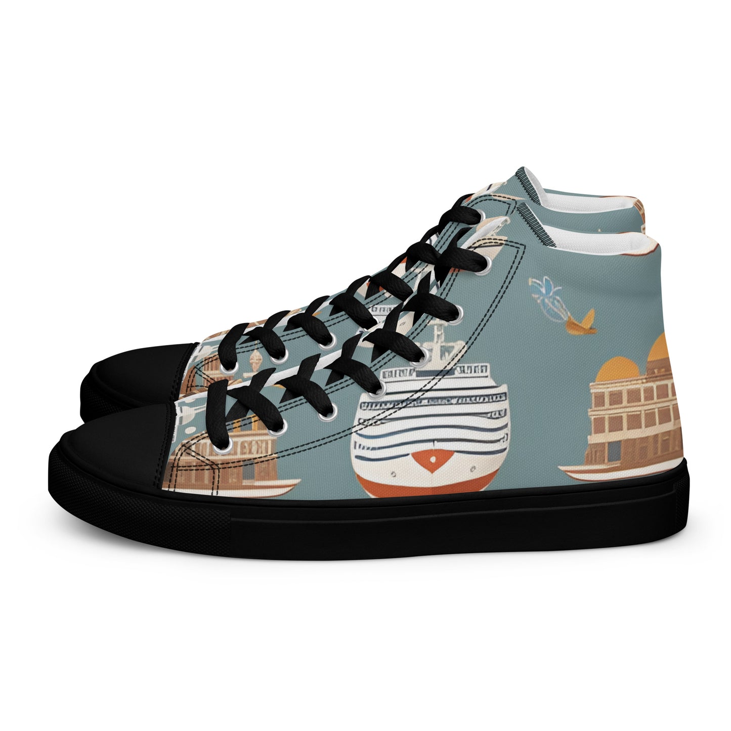 Women’s high top canvas shoes