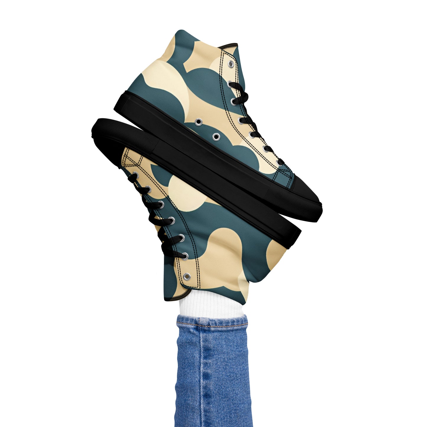 Women’s high top canvas shoes