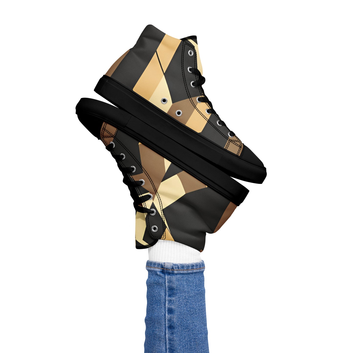 Women’s high top canvas shoes