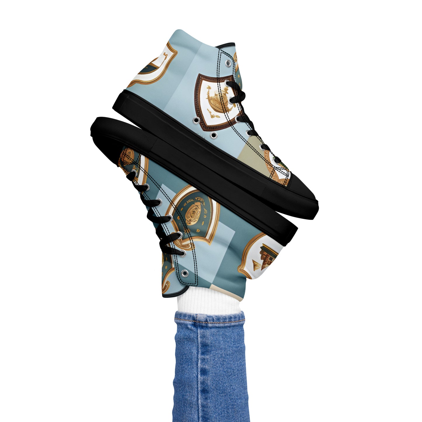 Women’s high top canvas shoes