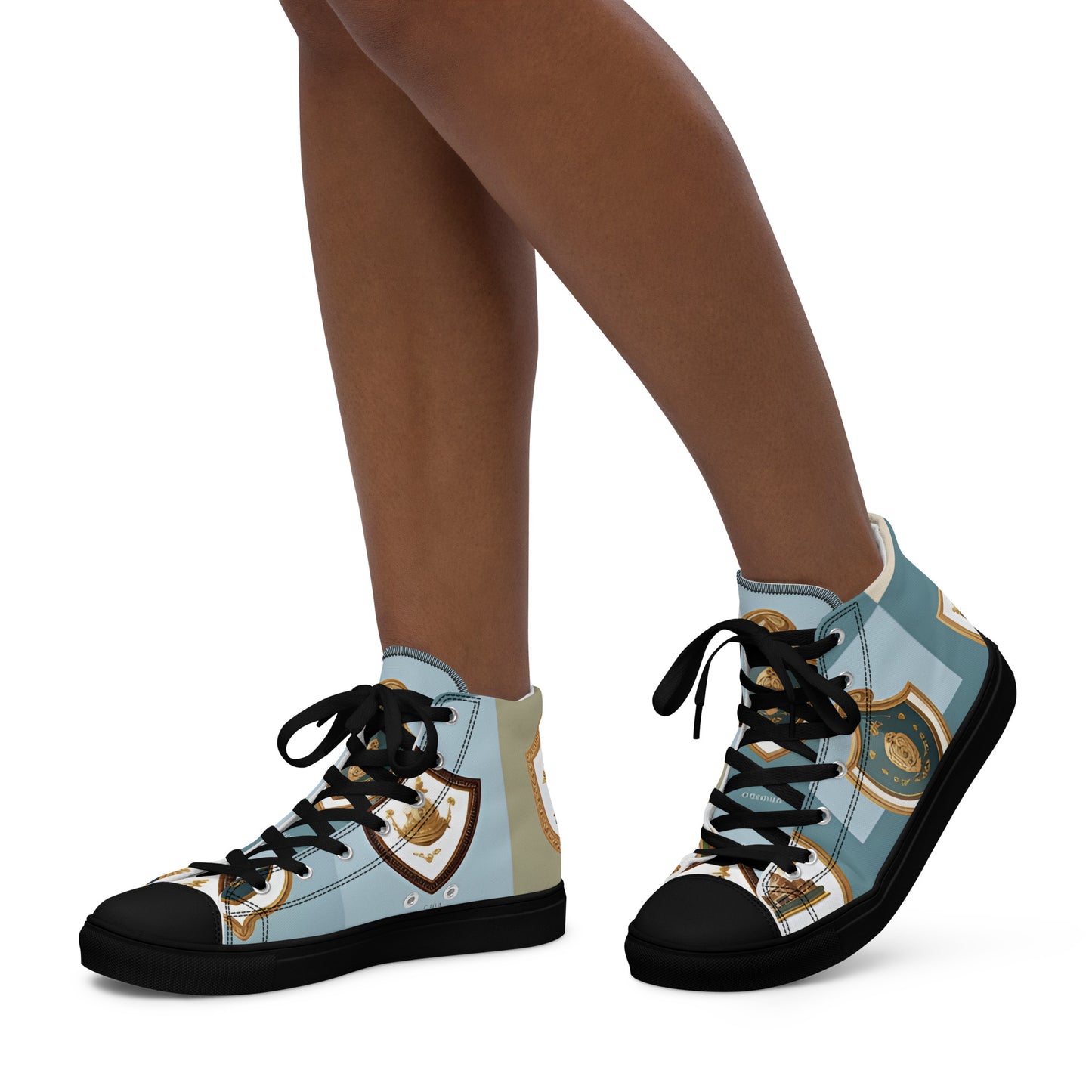 Women’s high top canvas shoes