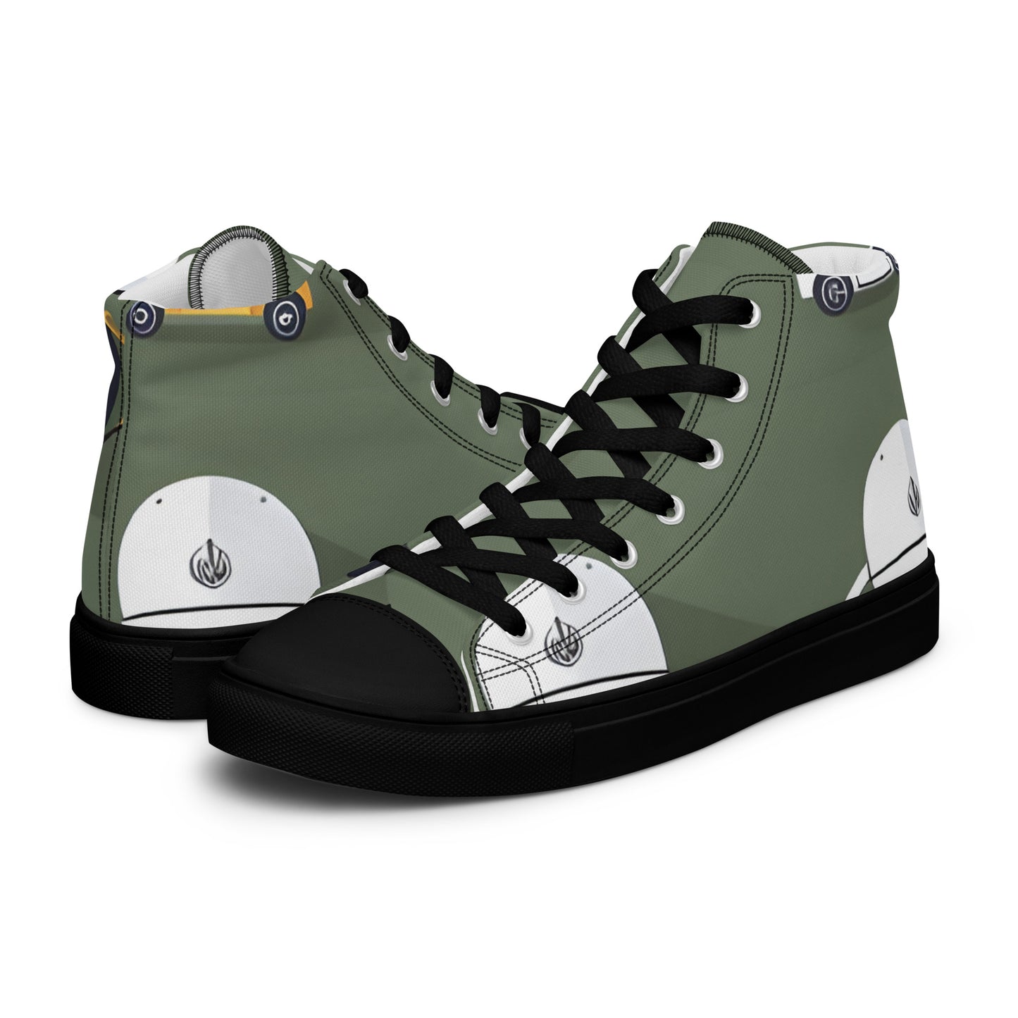 Women’s high top canvas shoes