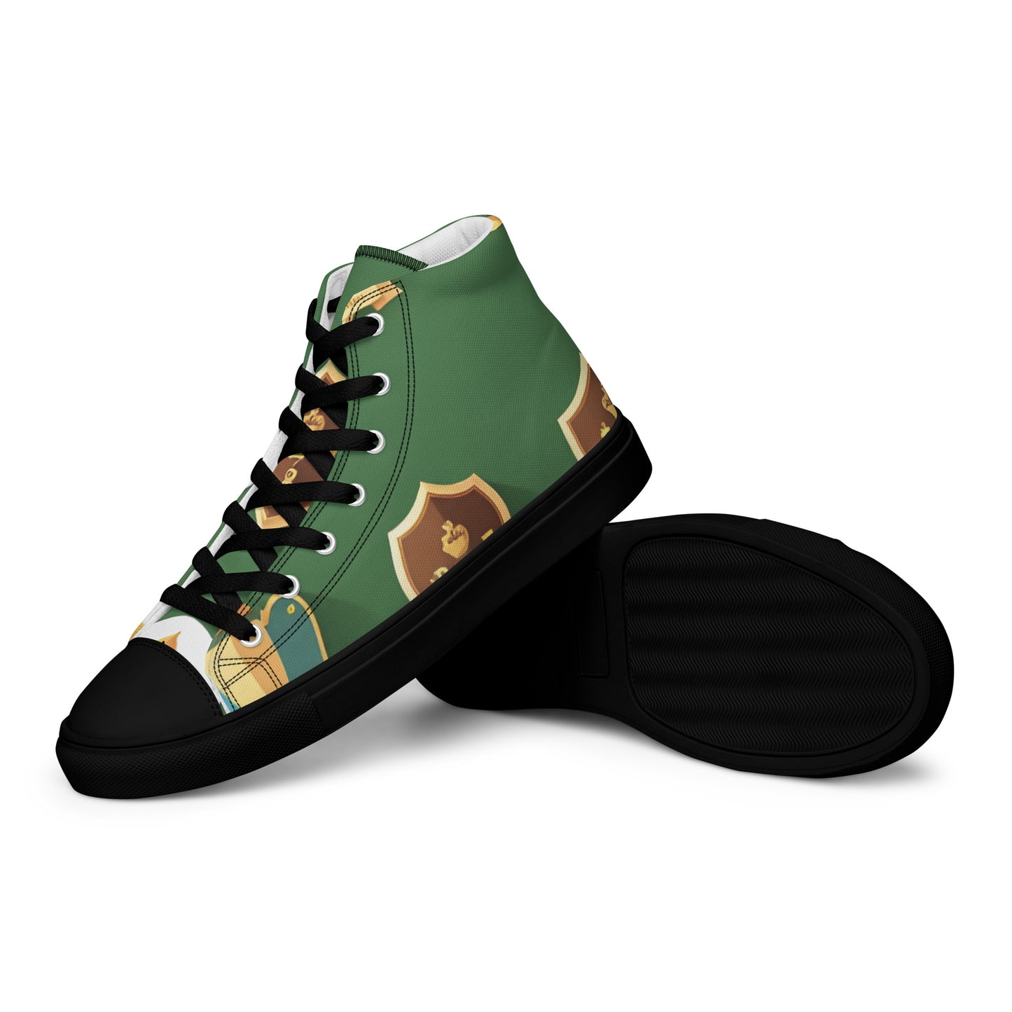 Women’s high top canvas shoes