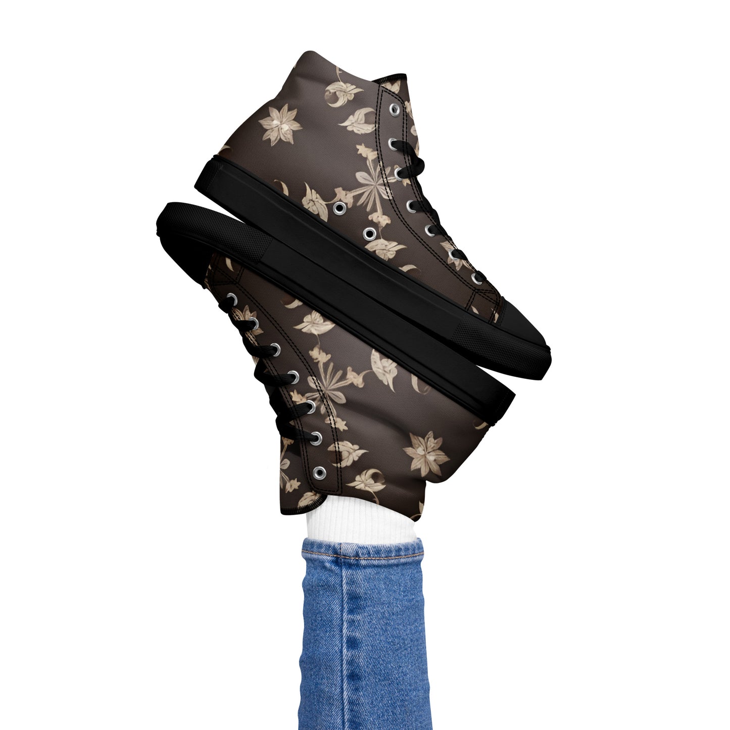 Women’s high top canvas shoes