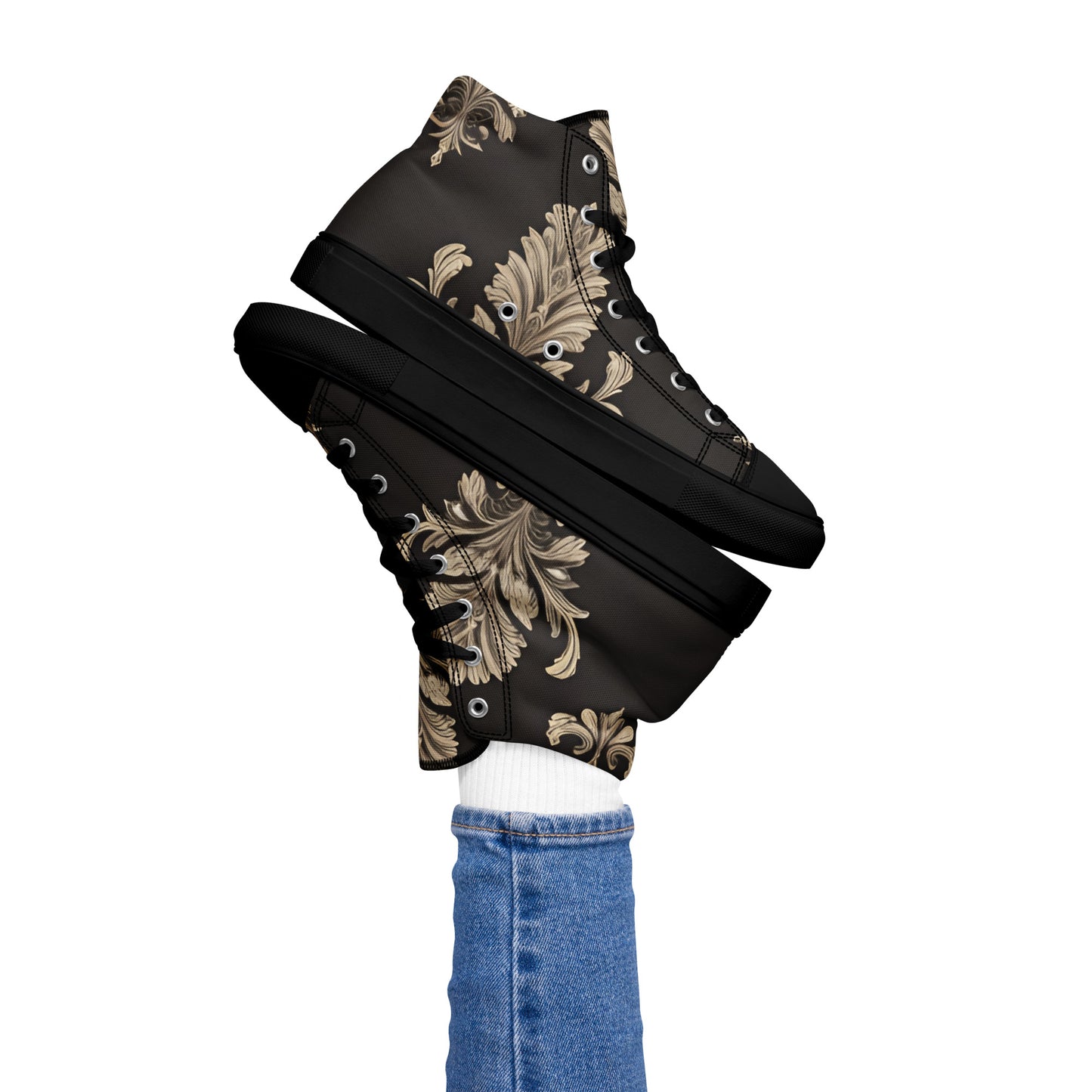 Women’s high top canvas shoes